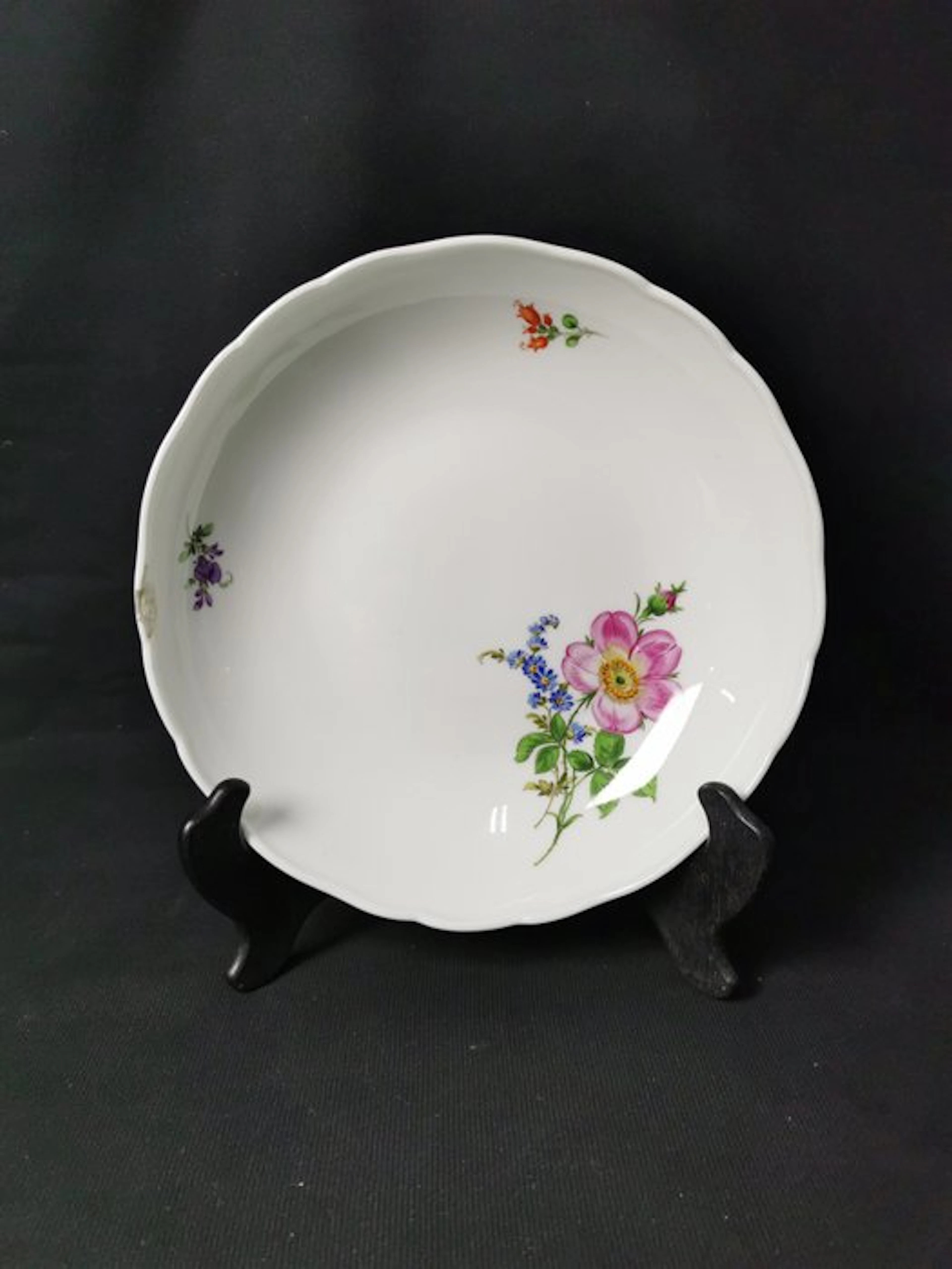 Meissen - Blume 3 - Ciotola - D.25cm - 1.Wahl - XX secolo - Platter - Porcelain
