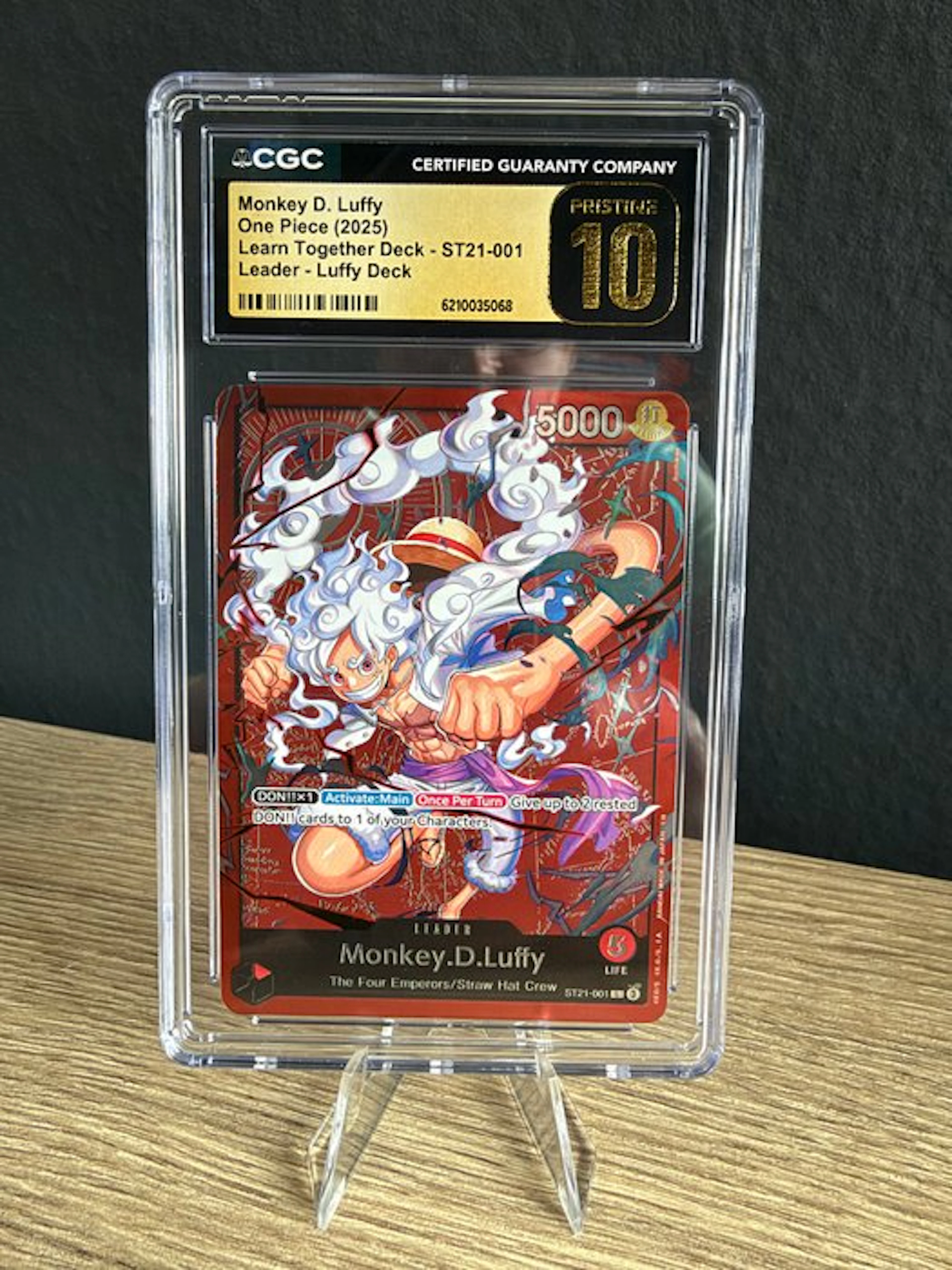 Bandai - 1 Graded card - One Piece - Monkey D
