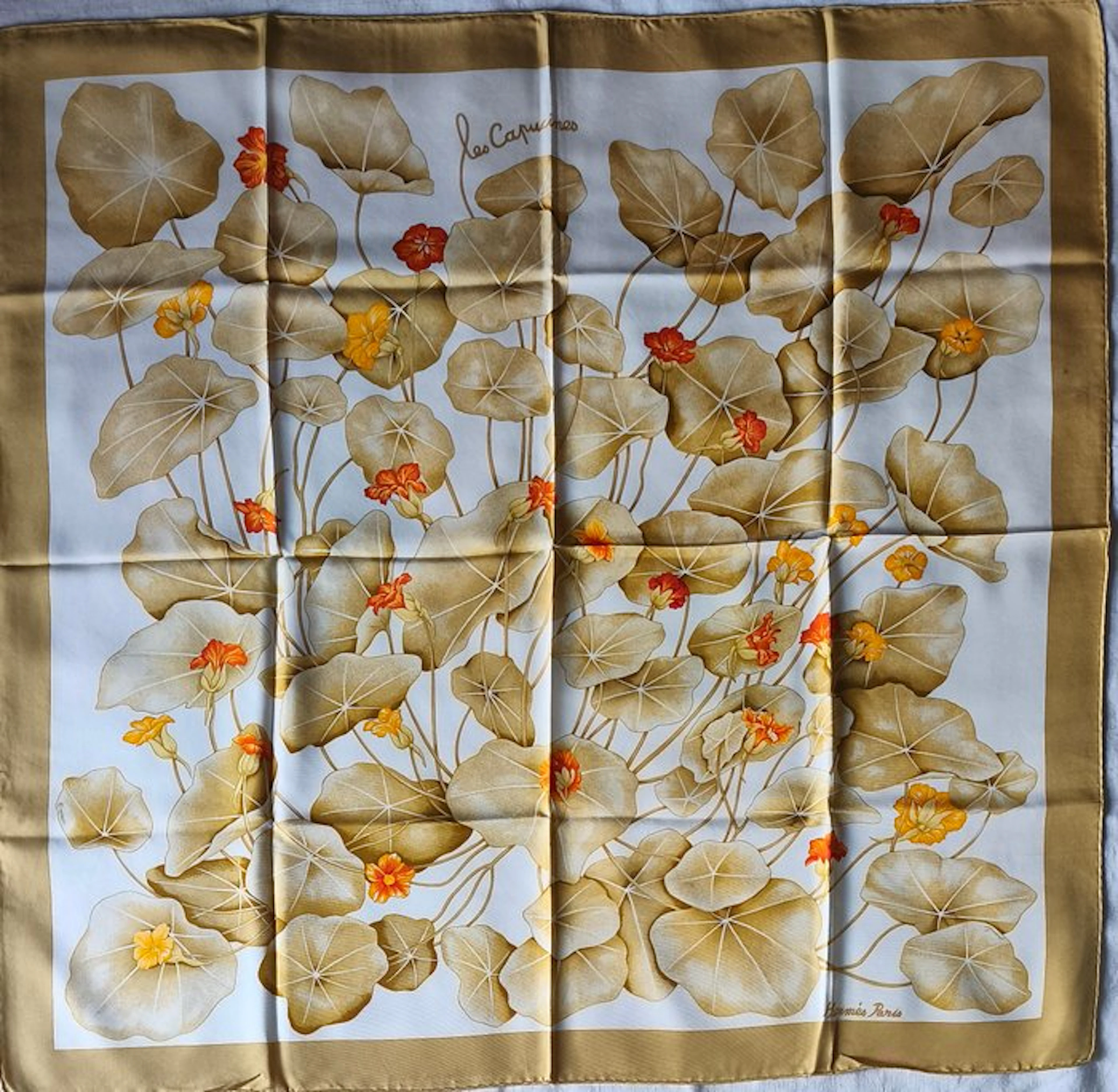 Hermès - LES CAPUCINES by Antoine de Jacquelot - Foulard