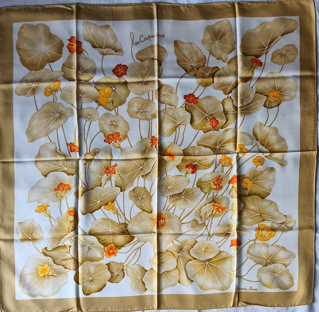 Hermès - LES CAPUCINES by Antoine de Jacquelot - Foulard