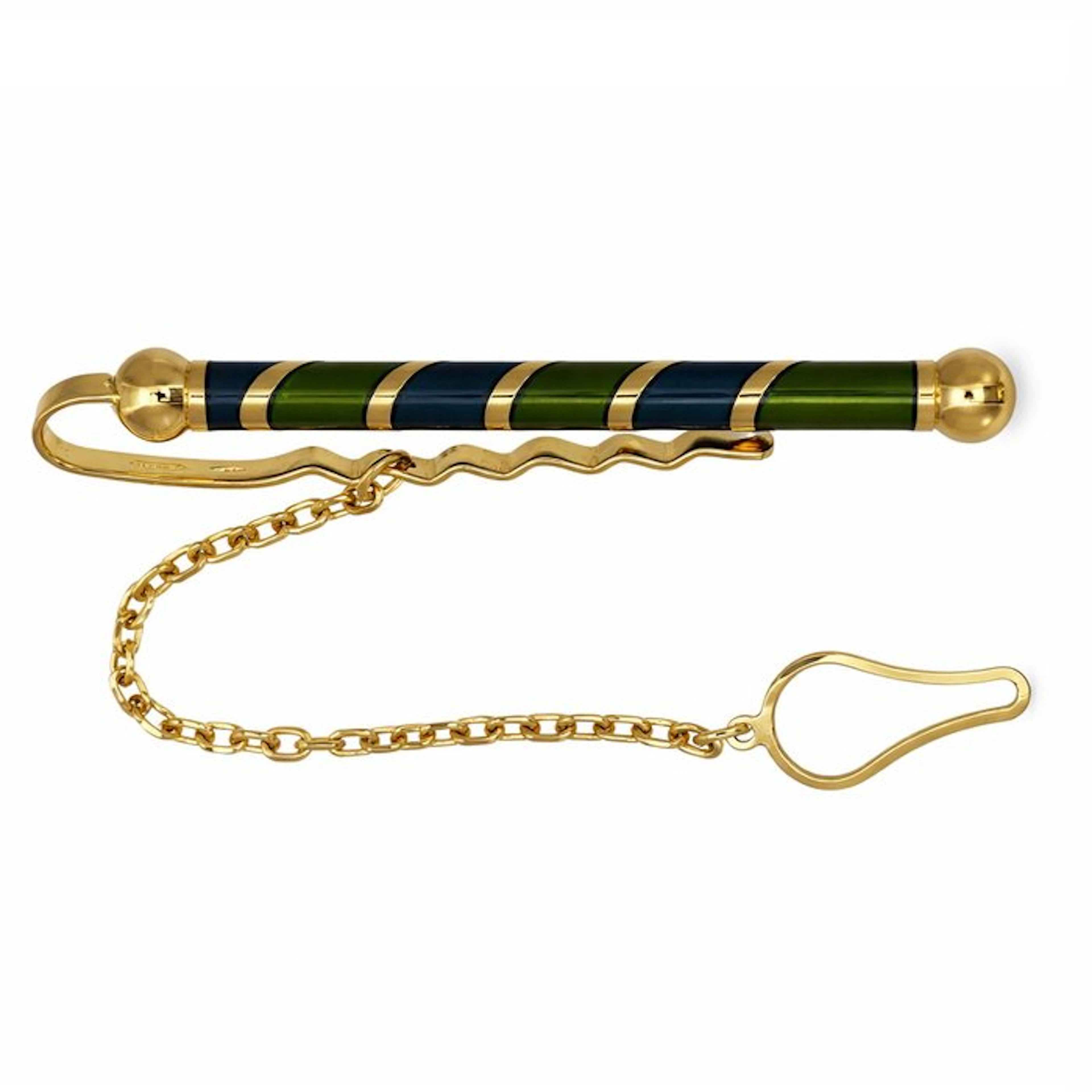 Tie clip - 18 kt. Yellow gold - Made in Italy - Handmade