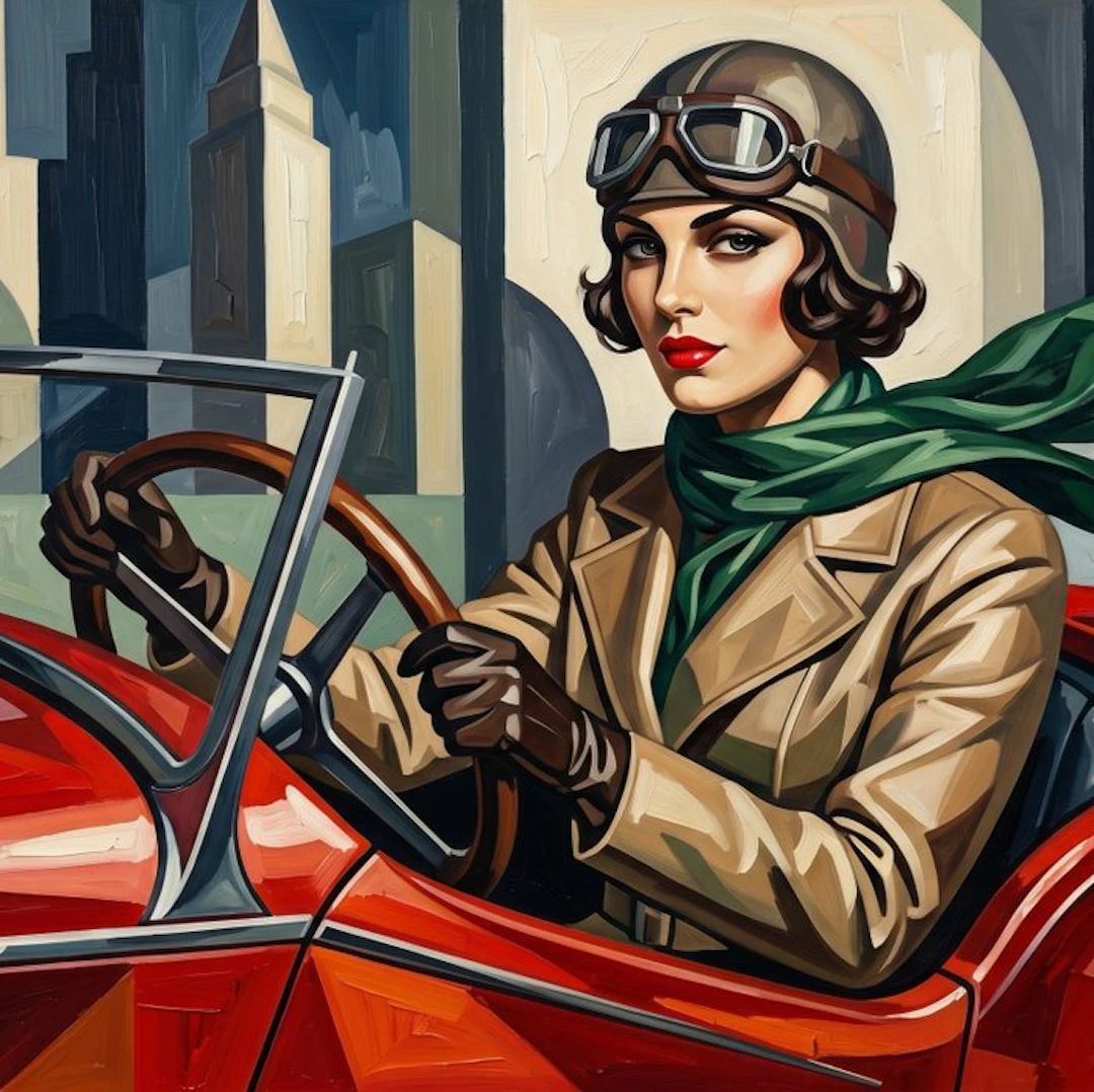 CREATIVE_HUB - Gentle woman Mille Miglia race driver