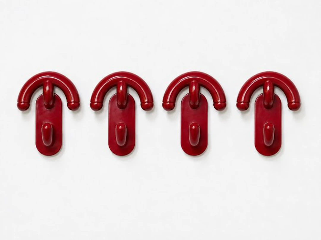 con&con - Luigi Caramella - Set of coat hooks (4) - Arco - ABS
