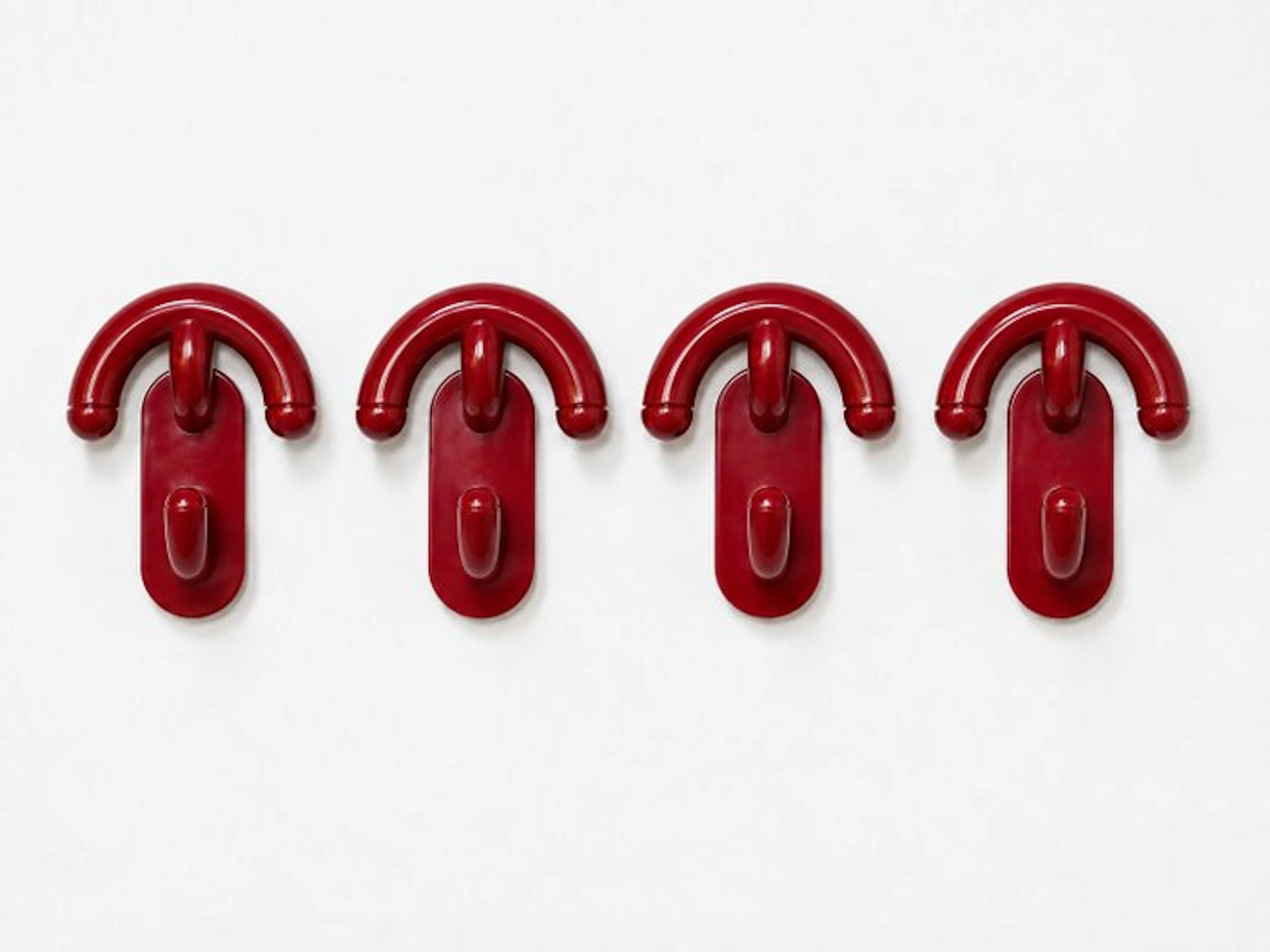 con&con - Luigi Caramella - Set of coat hooks (4) - Arco - ABS