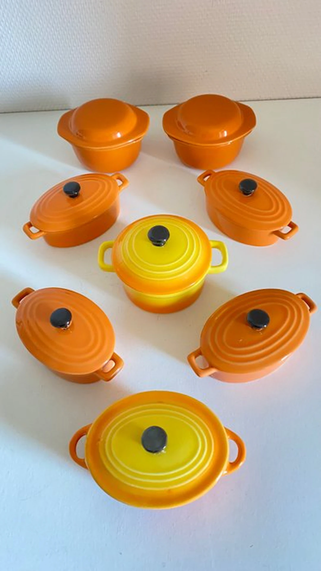 Style le Creuset - Casserole dish (8) - Glazed ceramic