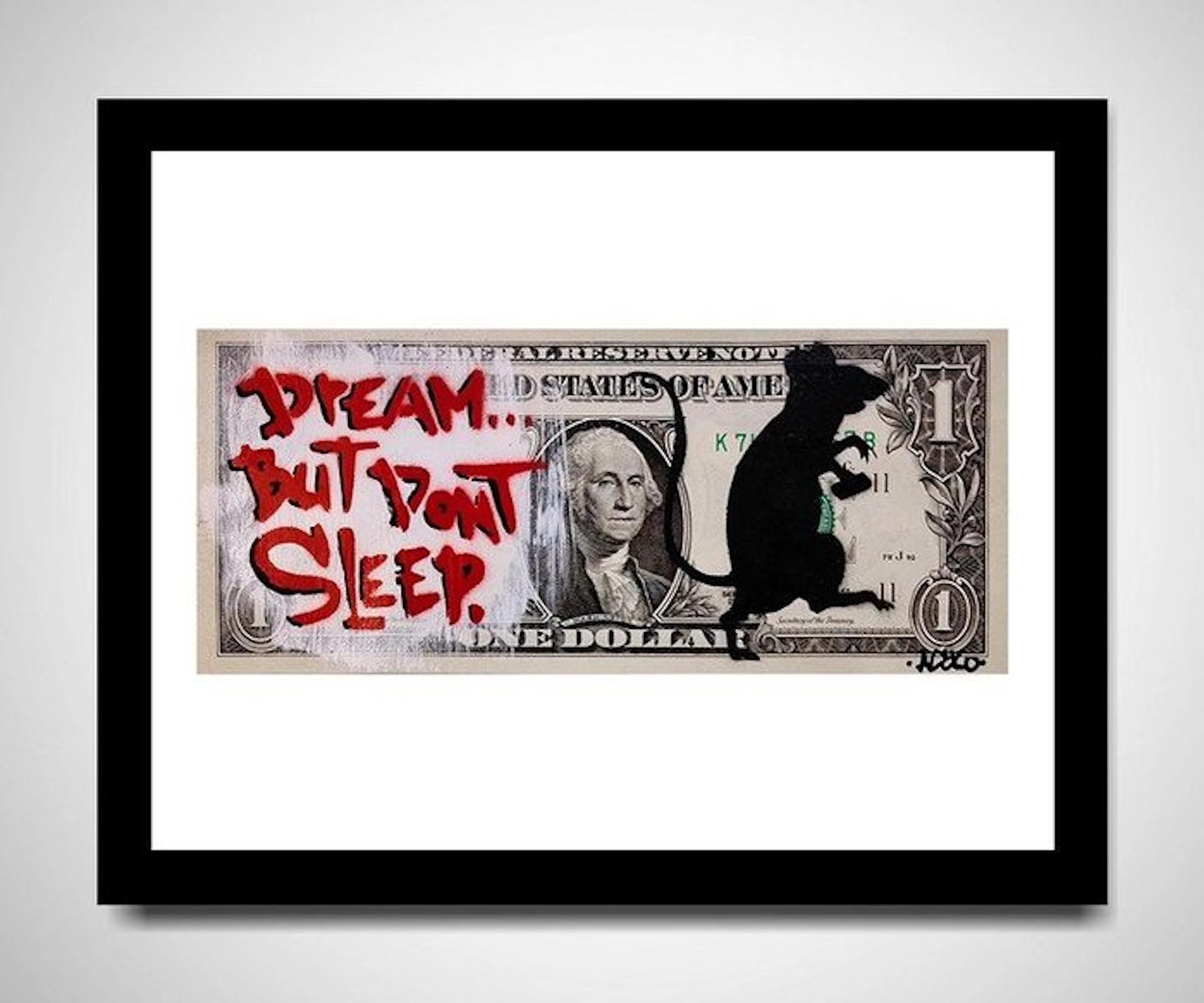 Asko - Dream But Dont Sleep - Dollart - Graffiti Stencil Art