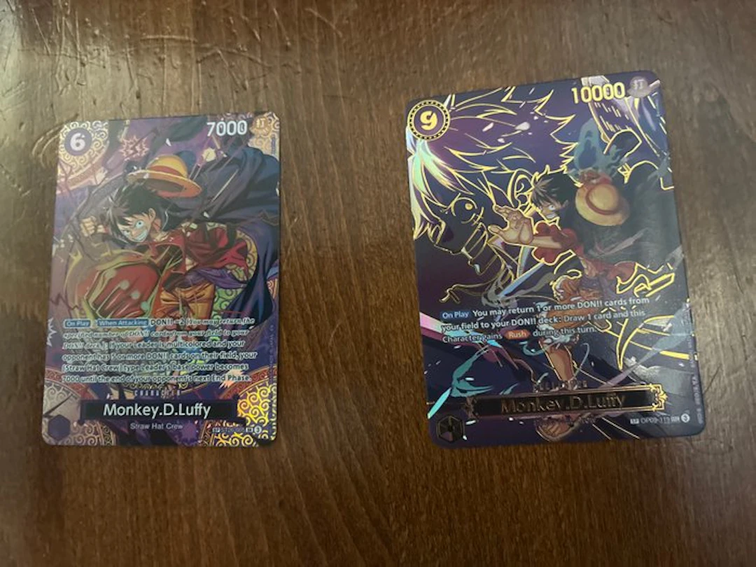 Bandai - 2 Card - One Piece - Monkey D. Luffy OP09-119 Foil, Alternate art