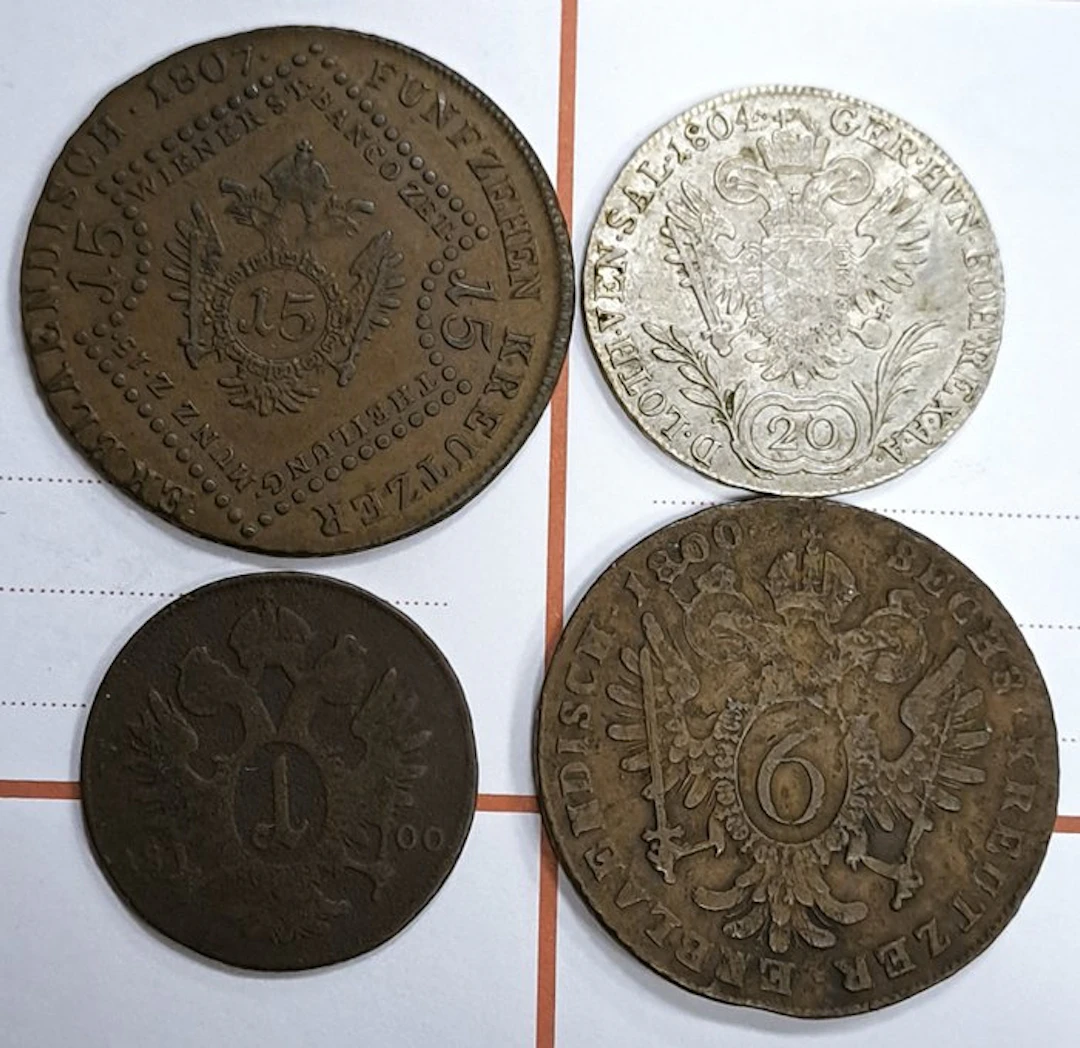 Austria. Set of 4 coins