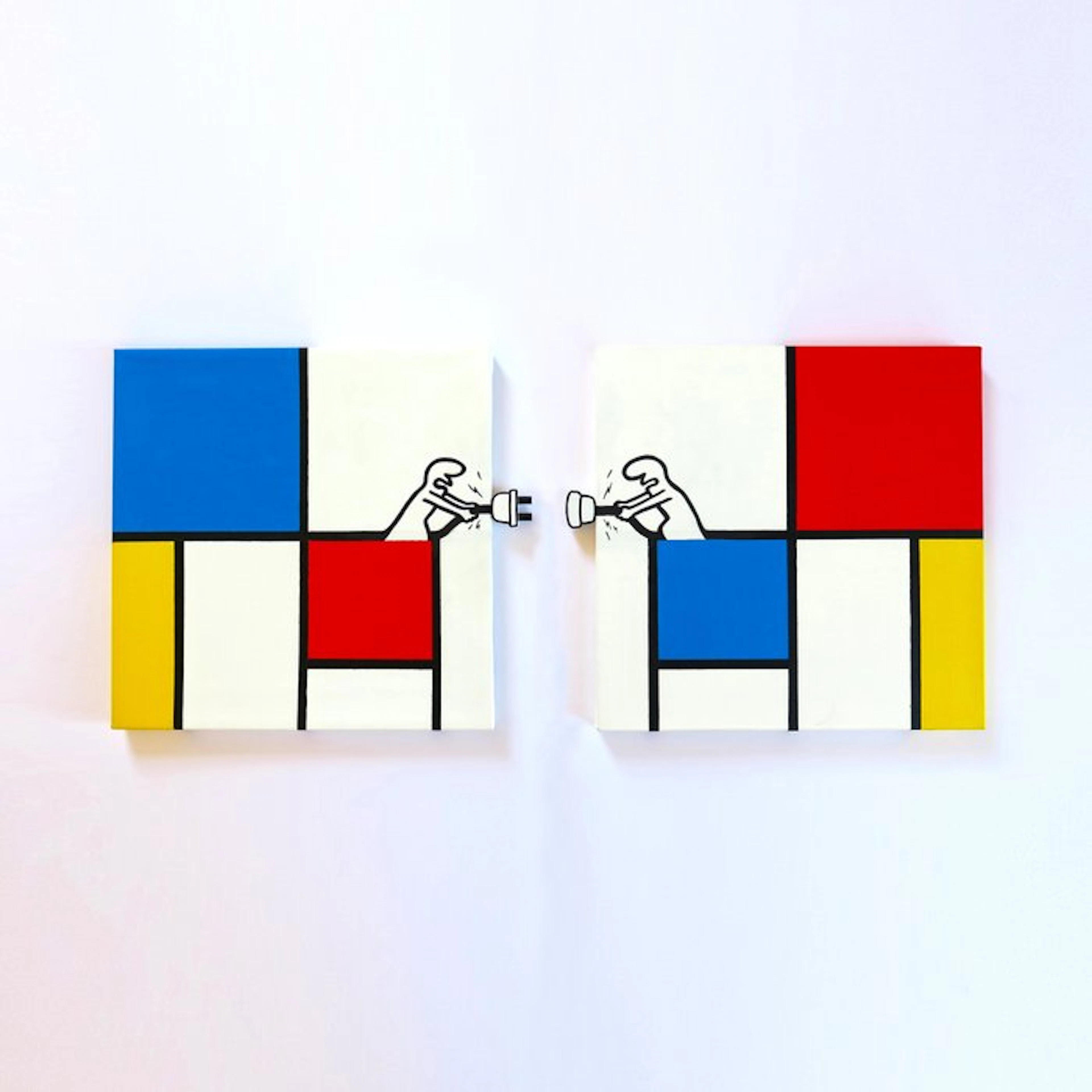 Dario Assisi - The Cavandoli line in the Mondrian world 3d : Energy