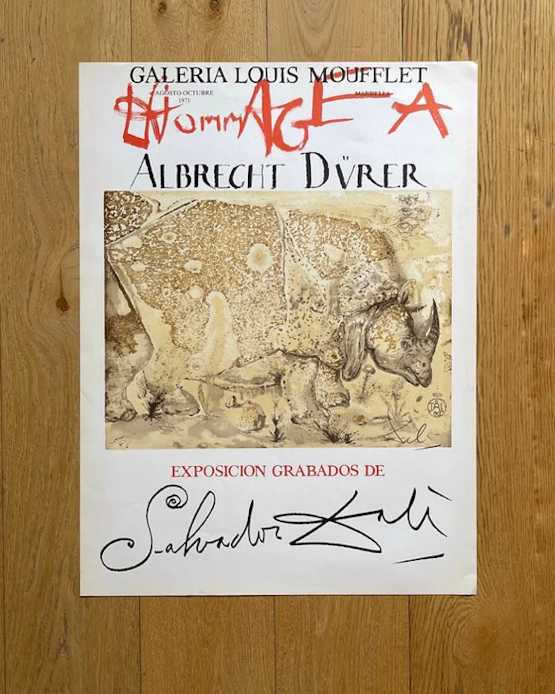 Salvador Dali - Salvador Dalí – Albrecht Dürer – Galerie Louis Moufflet