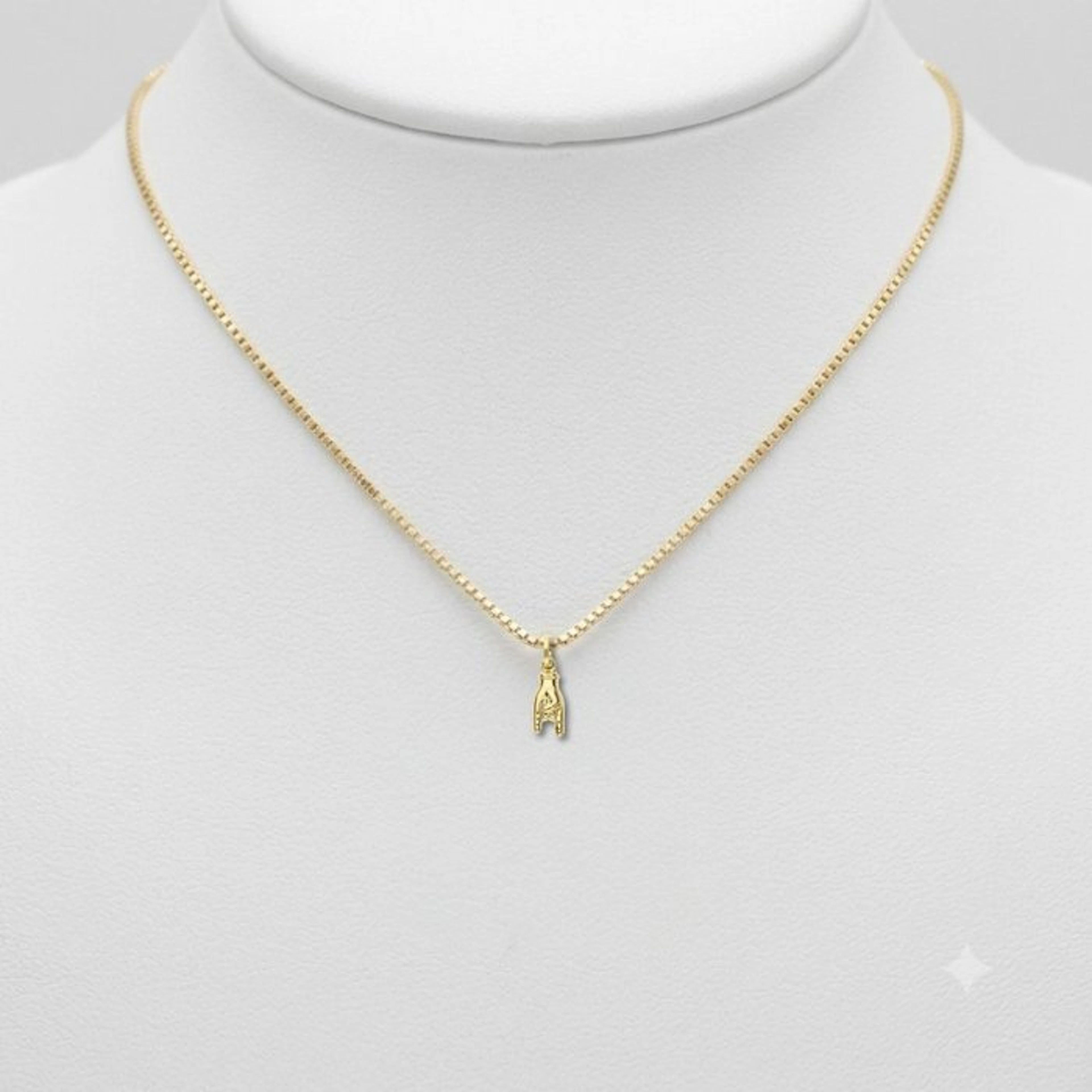 Necklace with pendant - 18 kt. Yellow gold - Necklace and pendant 2.5 g