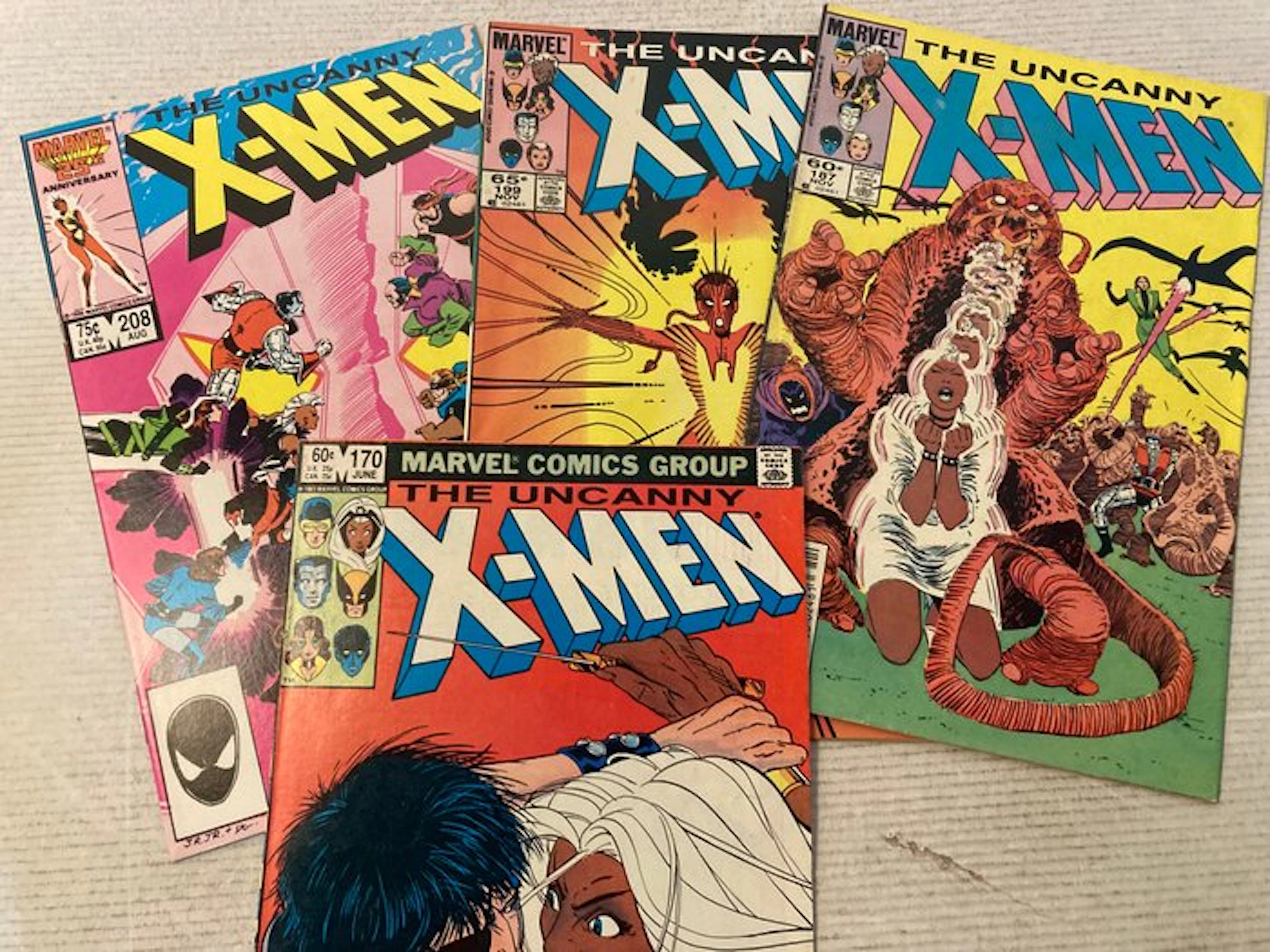 Uncanny X-Men (1963) 4 comics in range # 170 to 208