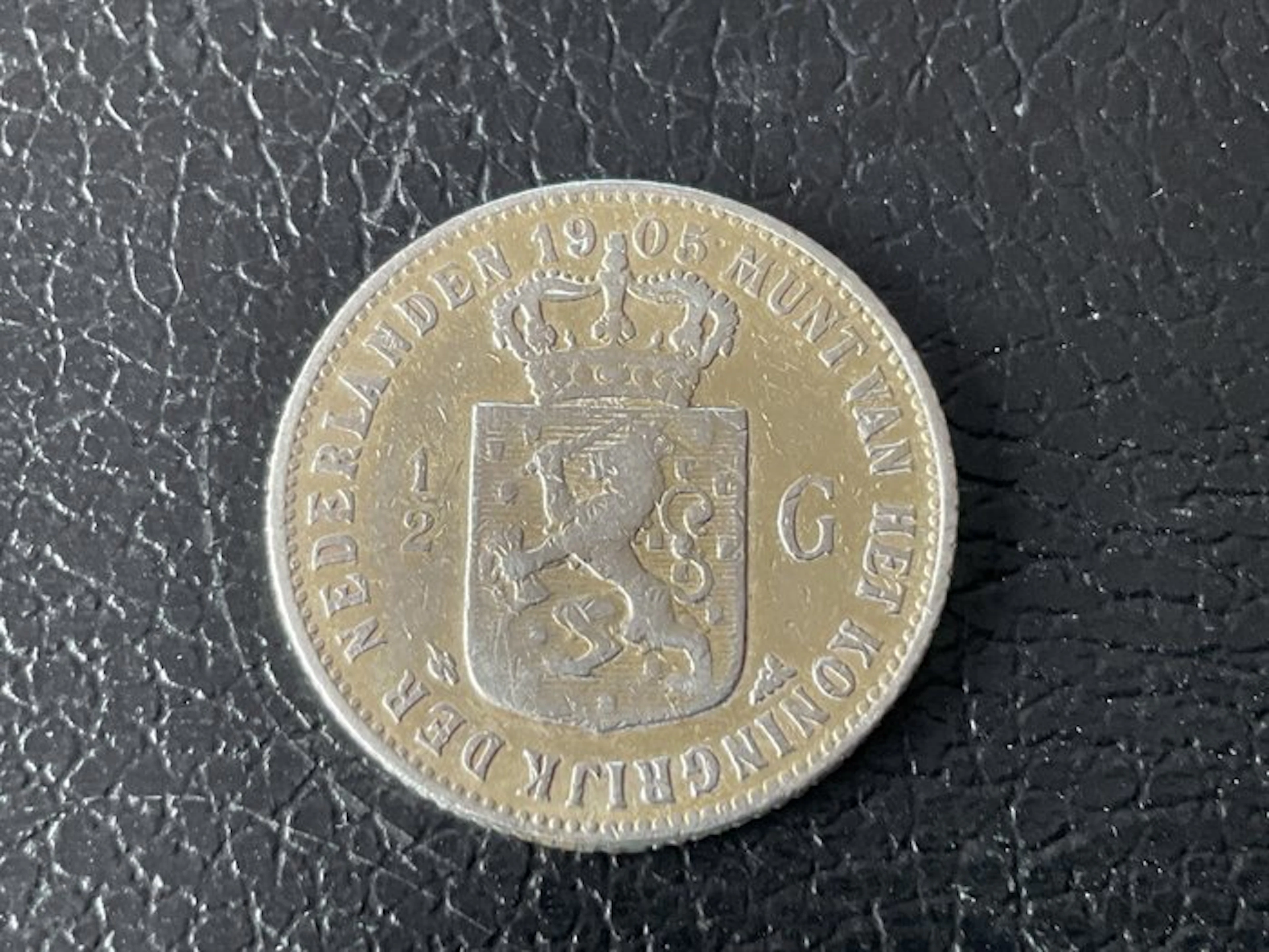 Netherlands. Wilhelmina. 1/2 Gulden 1905 (No reserve price)