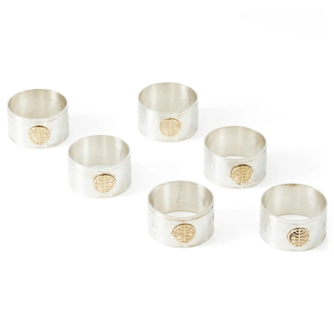 Birmingham, 1990 - Napkin ring (6) - .925 silver
