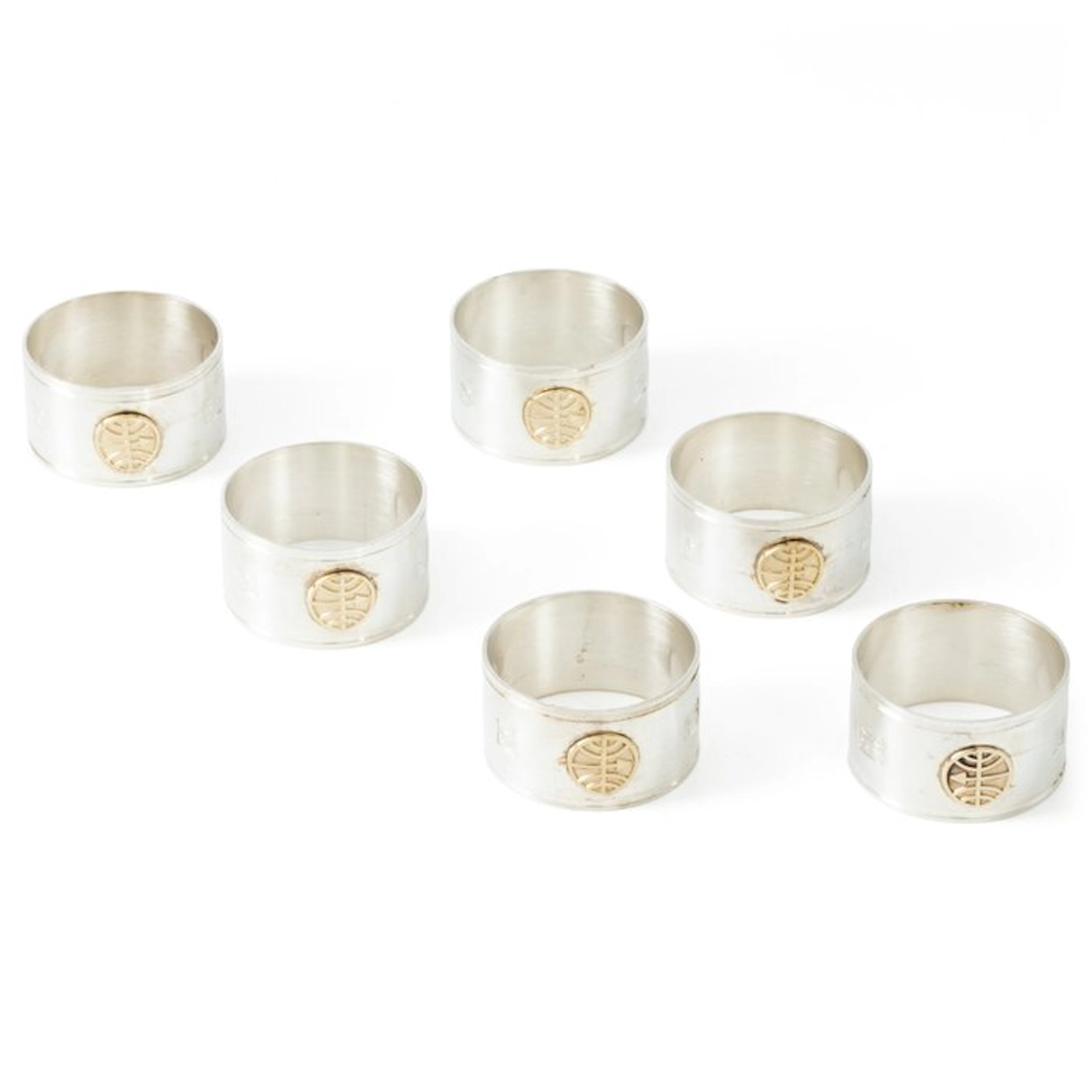 Birmingham, 1990 - Napkin ring (6) - .925 silver