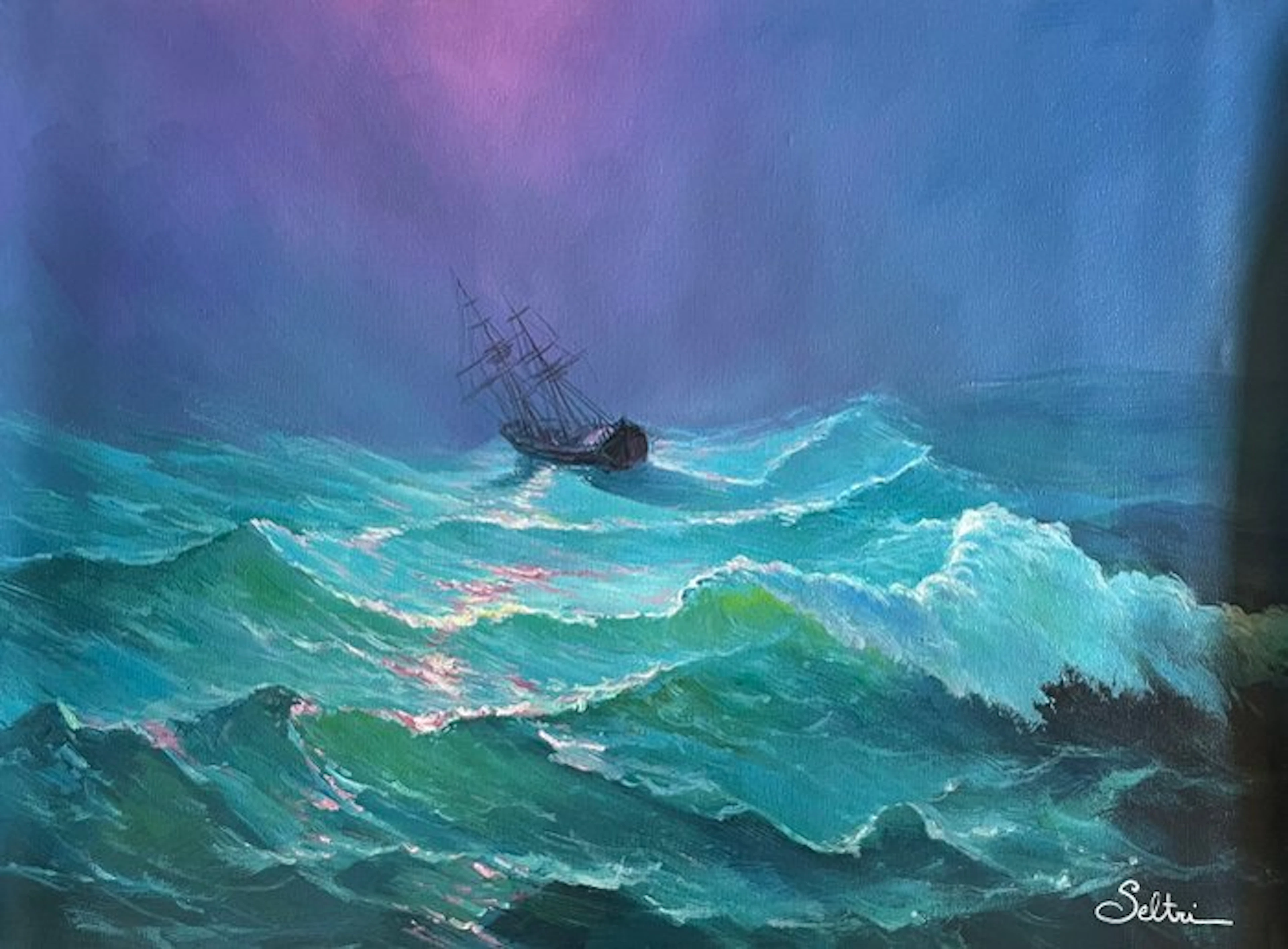 Mauro Seltri (1959) - Nave contro l'immenso