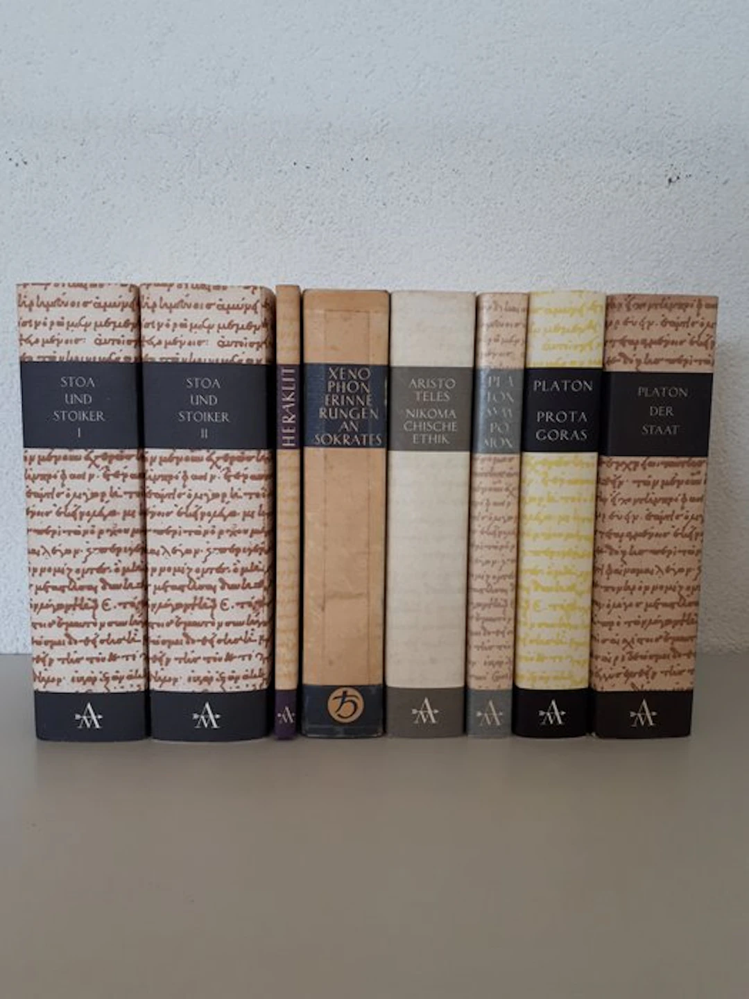Sammlung Tusculum - 8 delen klassieke filosofie (Grieks-Duits) - 1977-2008