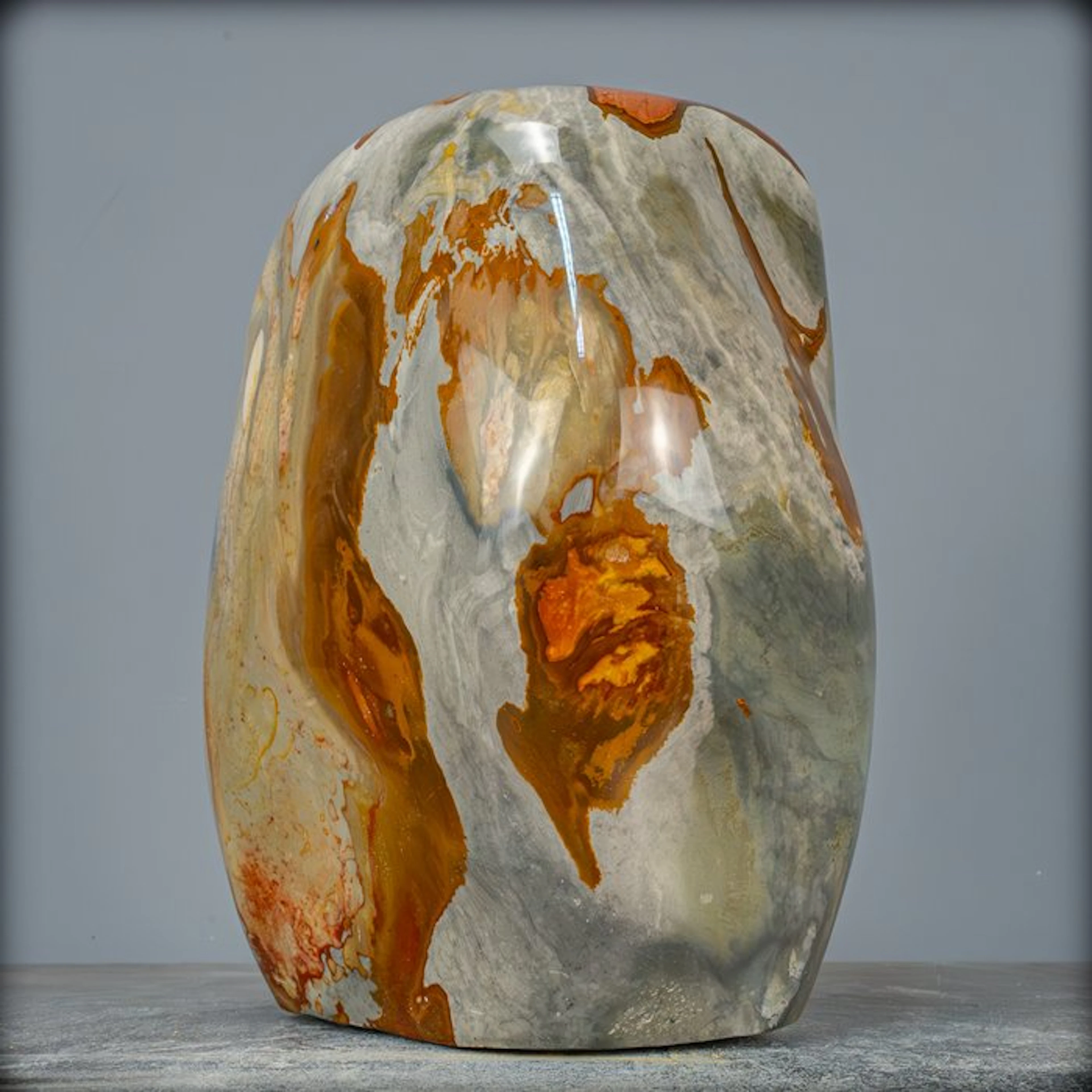 Natural Very Artistic Polychrome Jasper Freeform- 10568.14 g