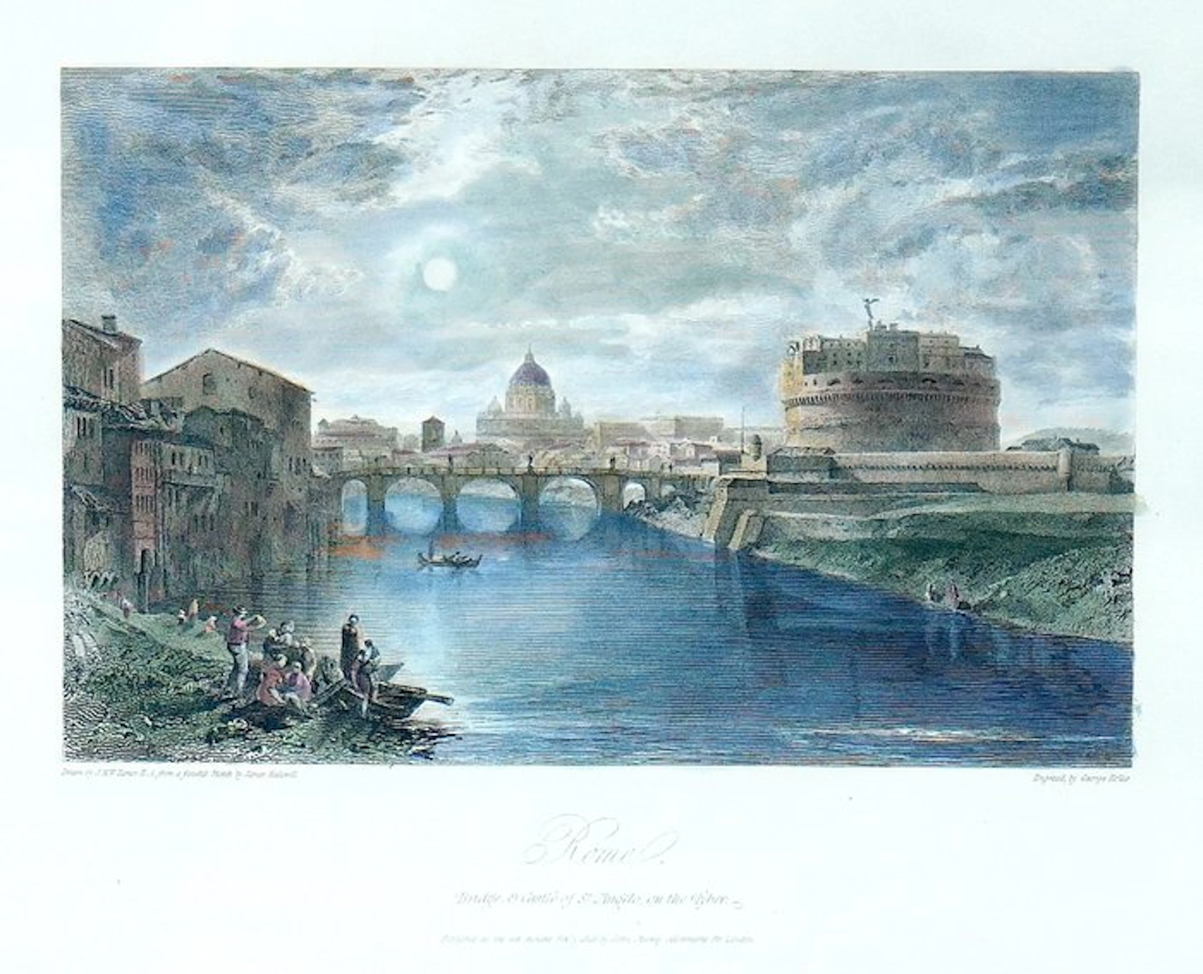 Italy - Roma; Hakewill / Murray - Rome - 1816-17