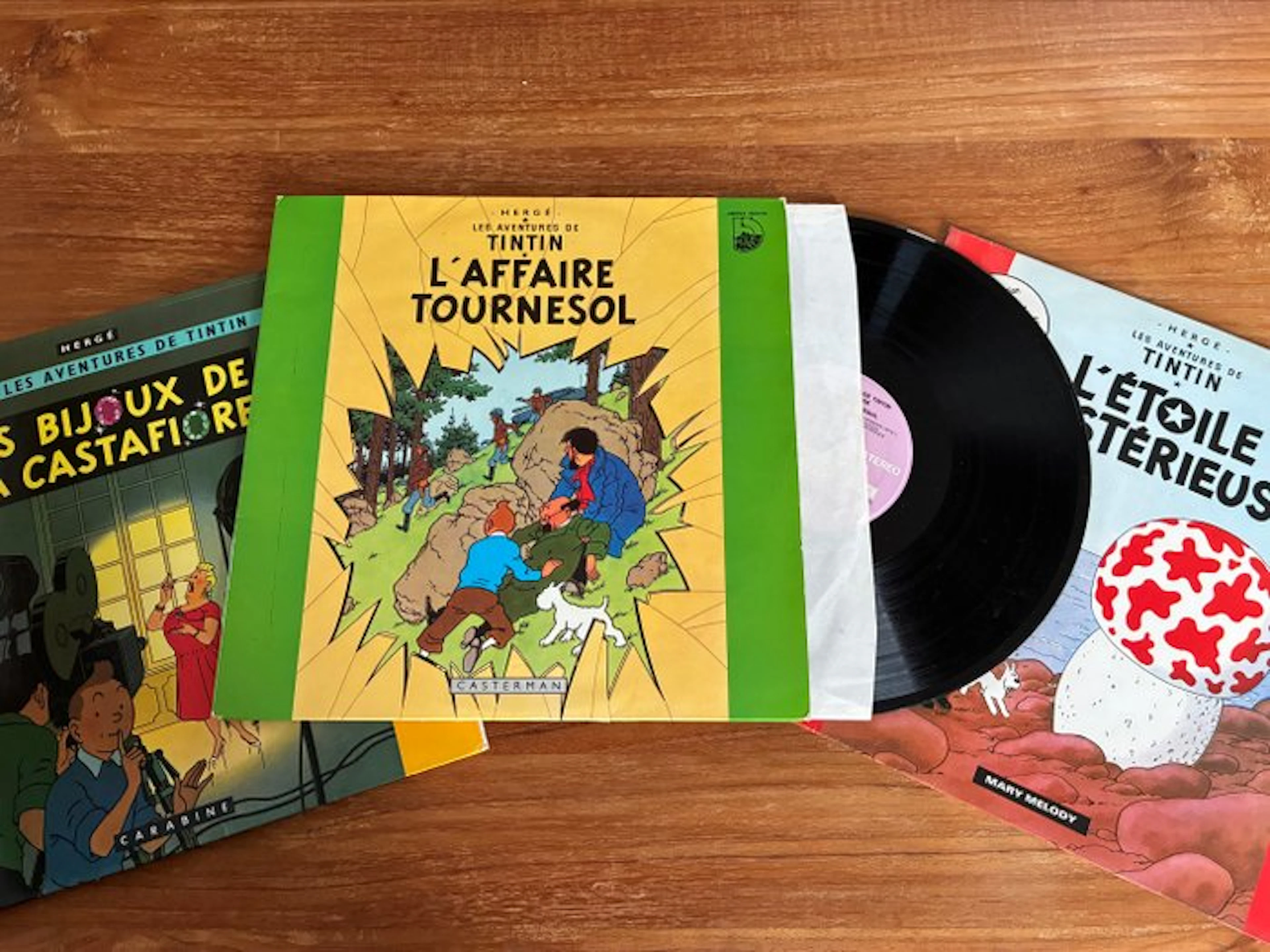 Tintin - 3 albums vinyl Tintin