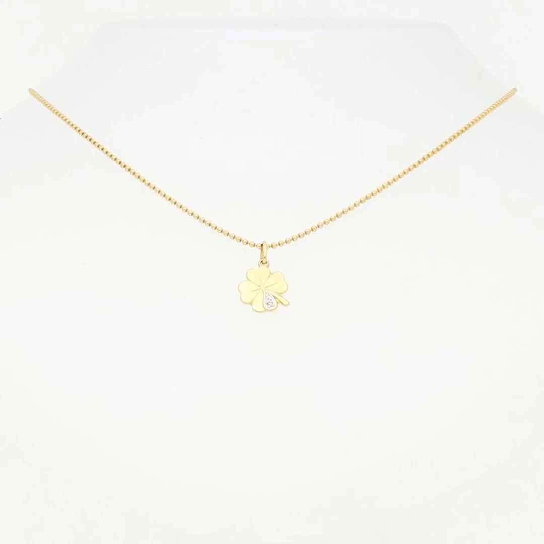 Necklace with pendant - 18 kt