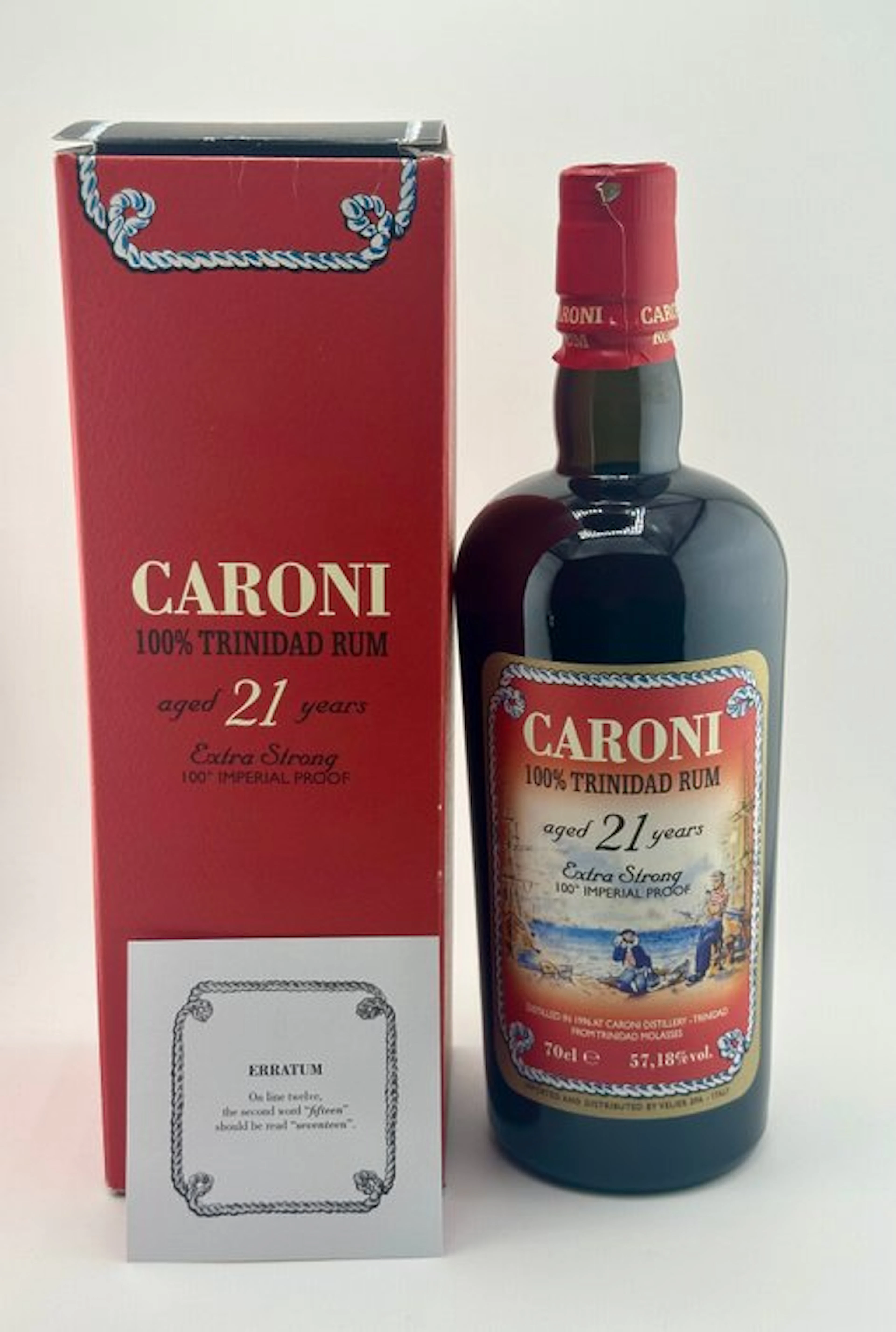 Caroni 1996 21 years old Velier - Extra Strong 100° Imperial Proof - b