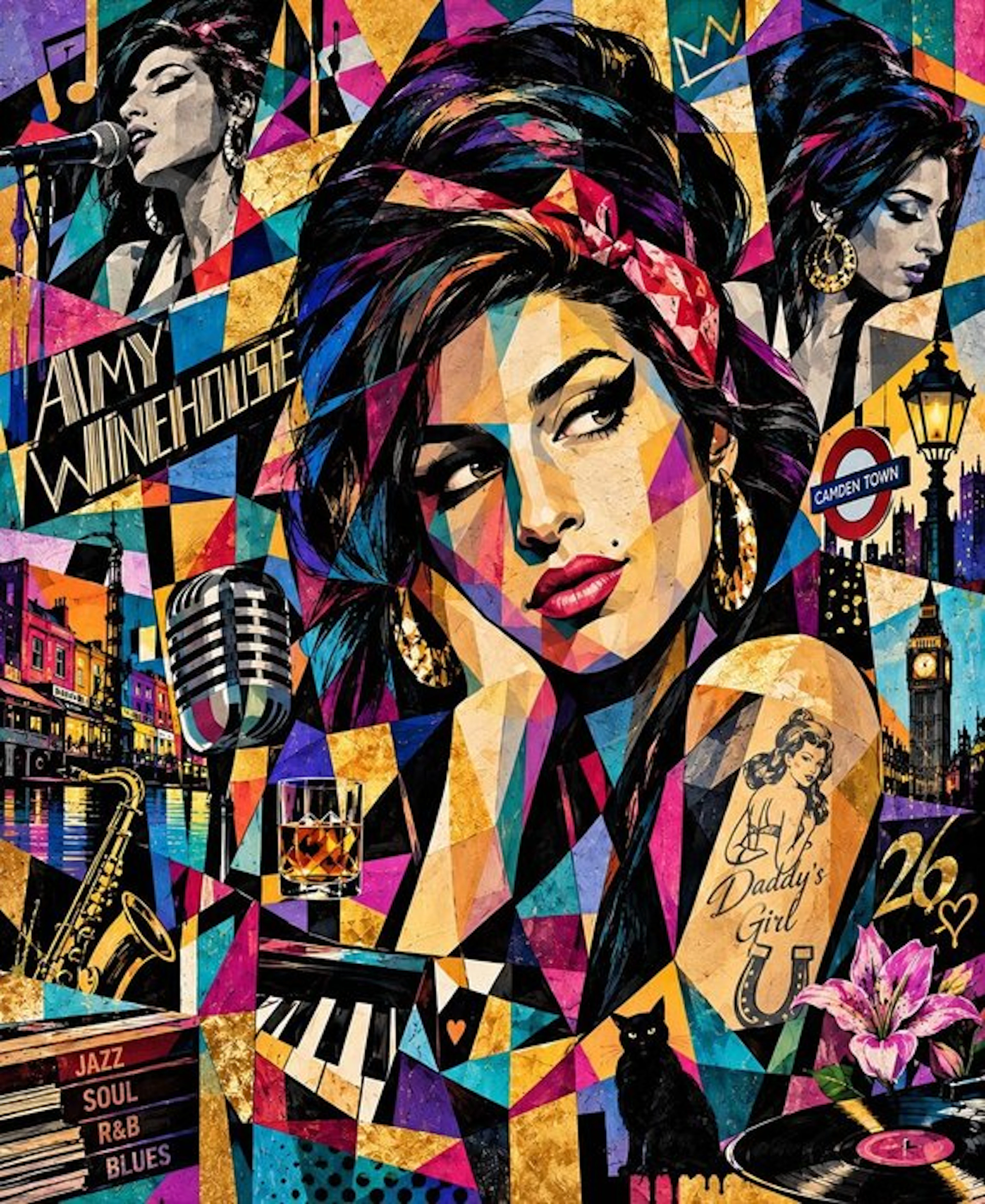 New! Amy Winehouse V3 - 2026 45x55 Cm