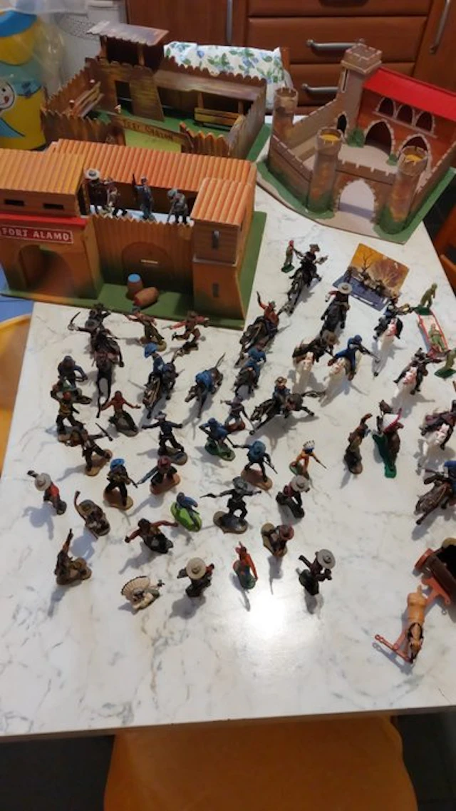 patent e misti vintage - Toy soldier figurini western - 1950-1960