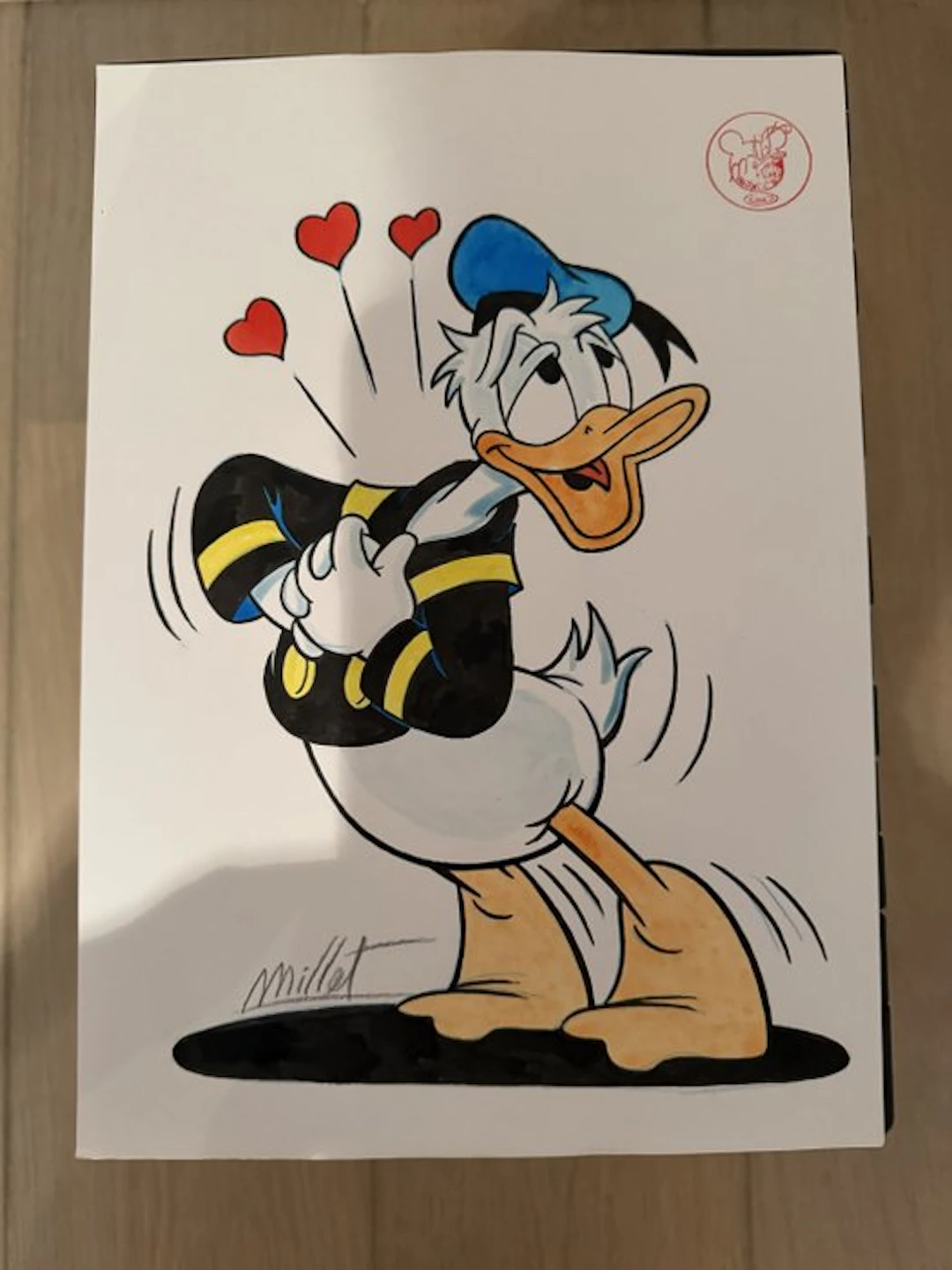 Millet - 1 Original colour drawing - Disney Showcase...