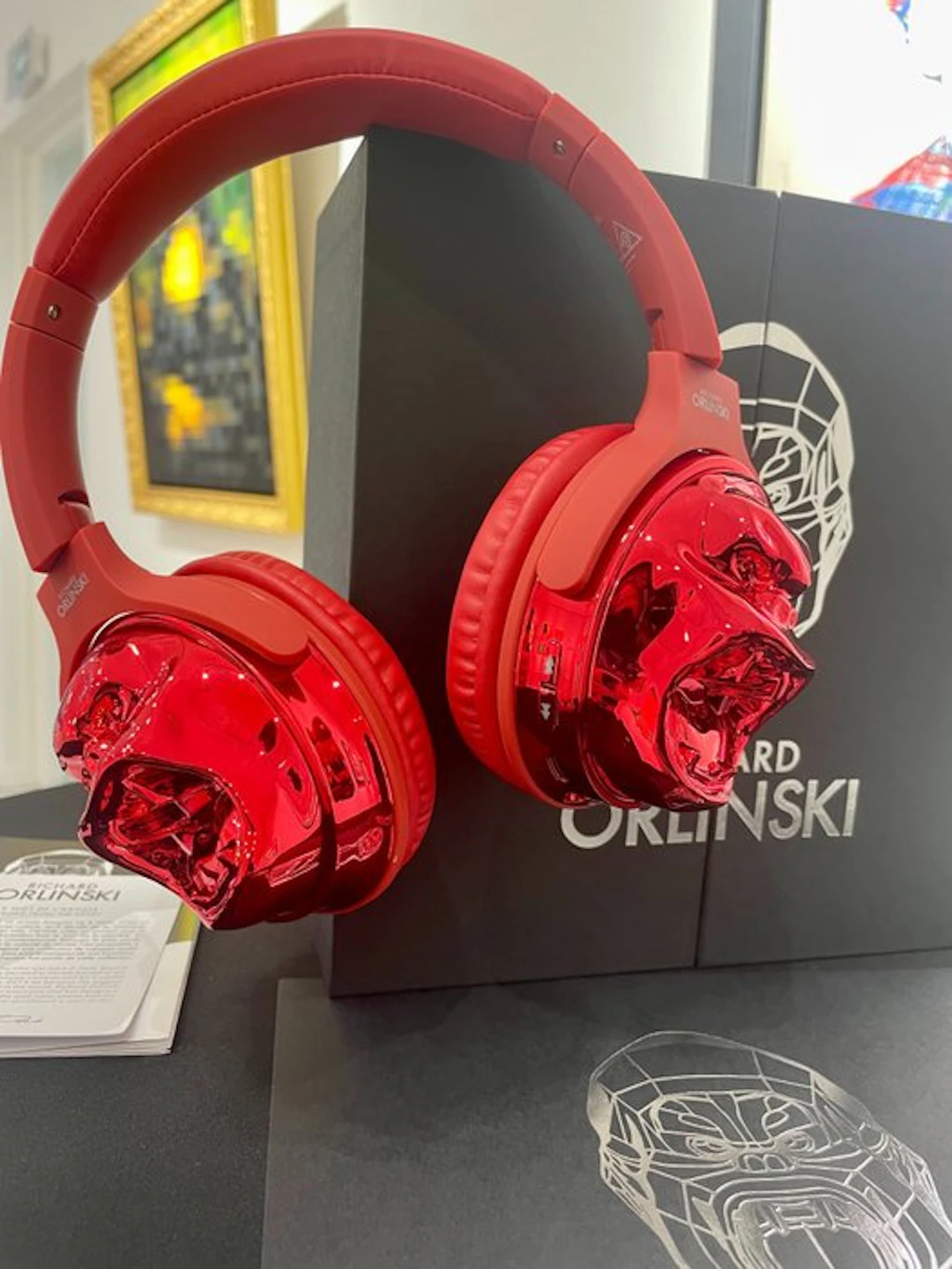 Richard Orlinski - Kong -chrome red- Headphone - Multiple models