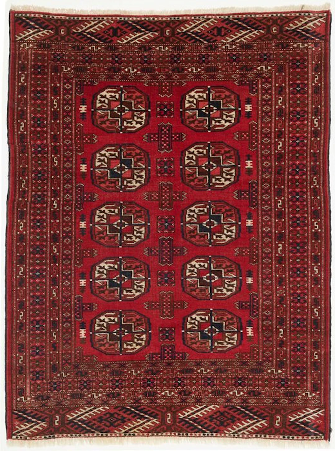 Turkmen - Rug - 130 cm - 102 cm - Old- circa 1950