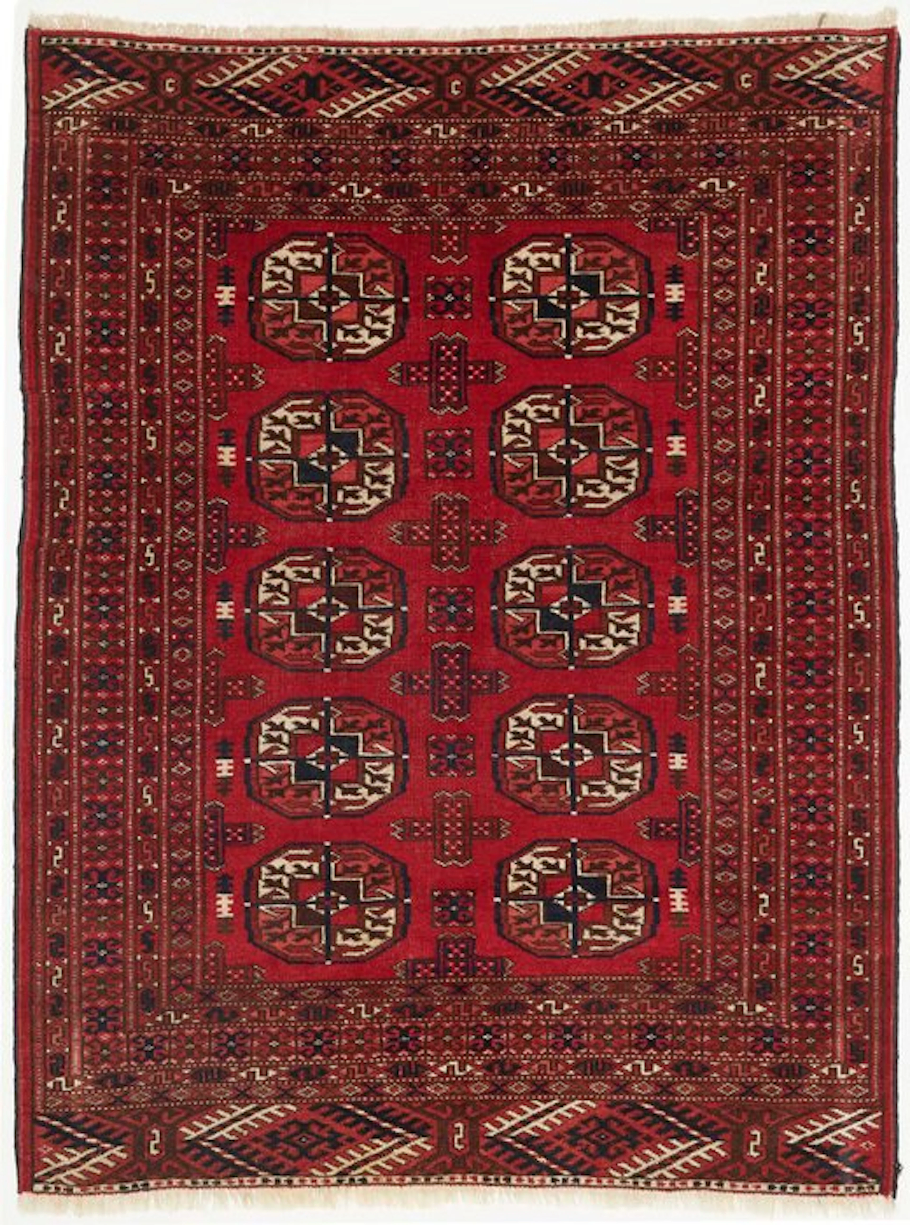 Turkmen - Rug - 130 cm - 102 cm - Old- circa 1950