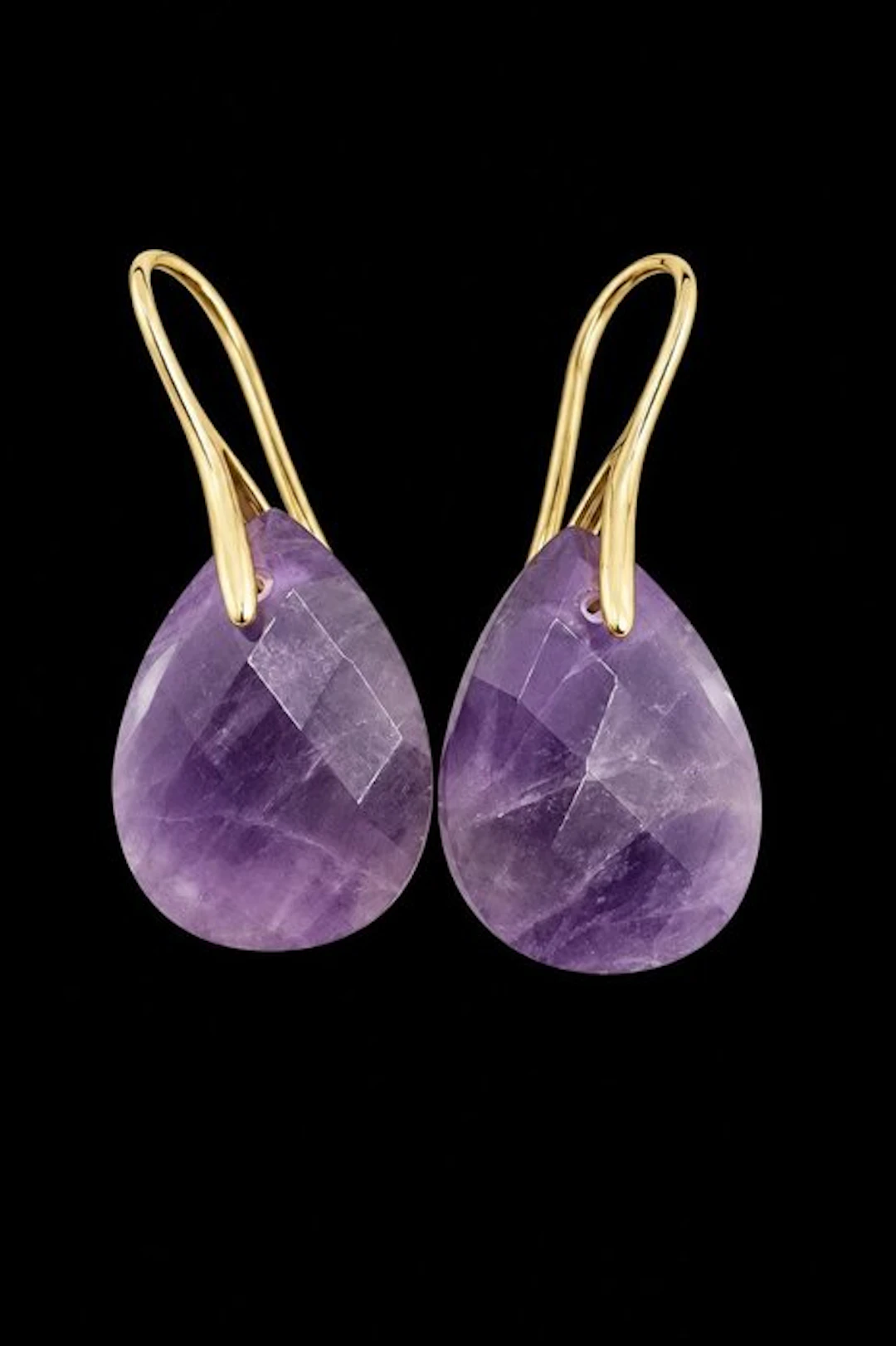Exquisite Premium Natural Icelandic Amethyst Earrings - Earrings