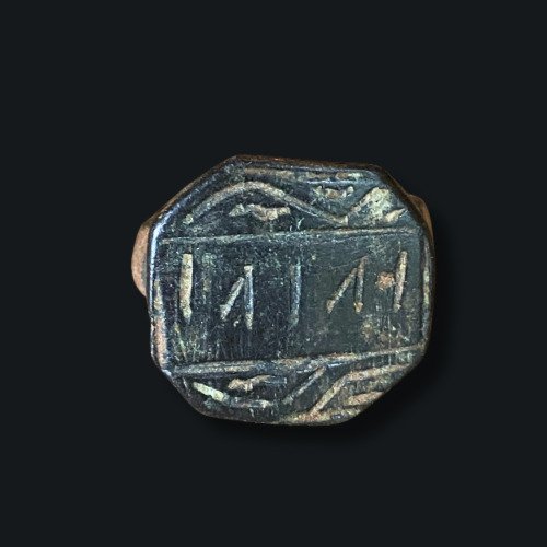 Engraved Byzantine Signet Ring – 5th to 8th Century AD... | Barnebys
