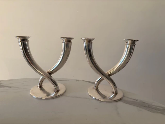 Christofle - Gio Ponti - Candelabrum (2) - Silverplated