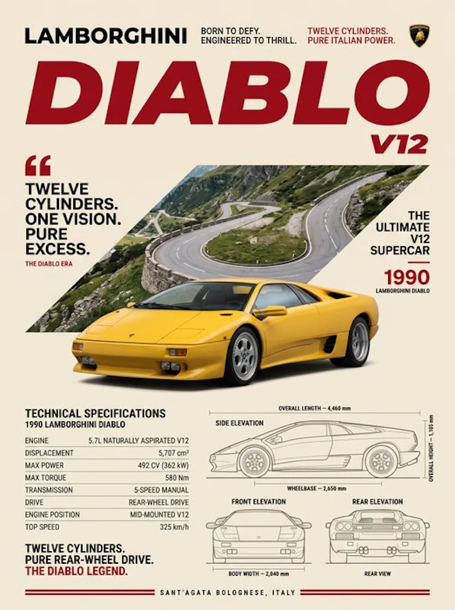 Shmidt.Art - Lamborghini - Lamborghini Diablo V12 - 1990s