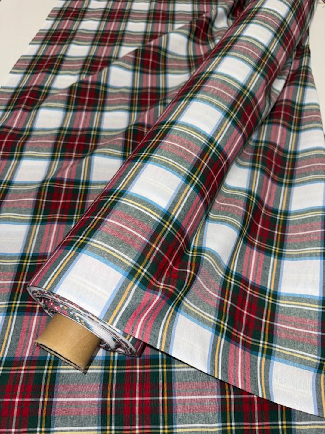 GCFabrics – Yarn-dyed cotton tartan fabric – Exclusive...