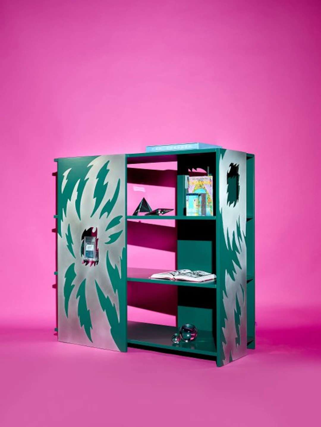 GROOVIDO - Wardrobe - Wood, Aluminium, Glass