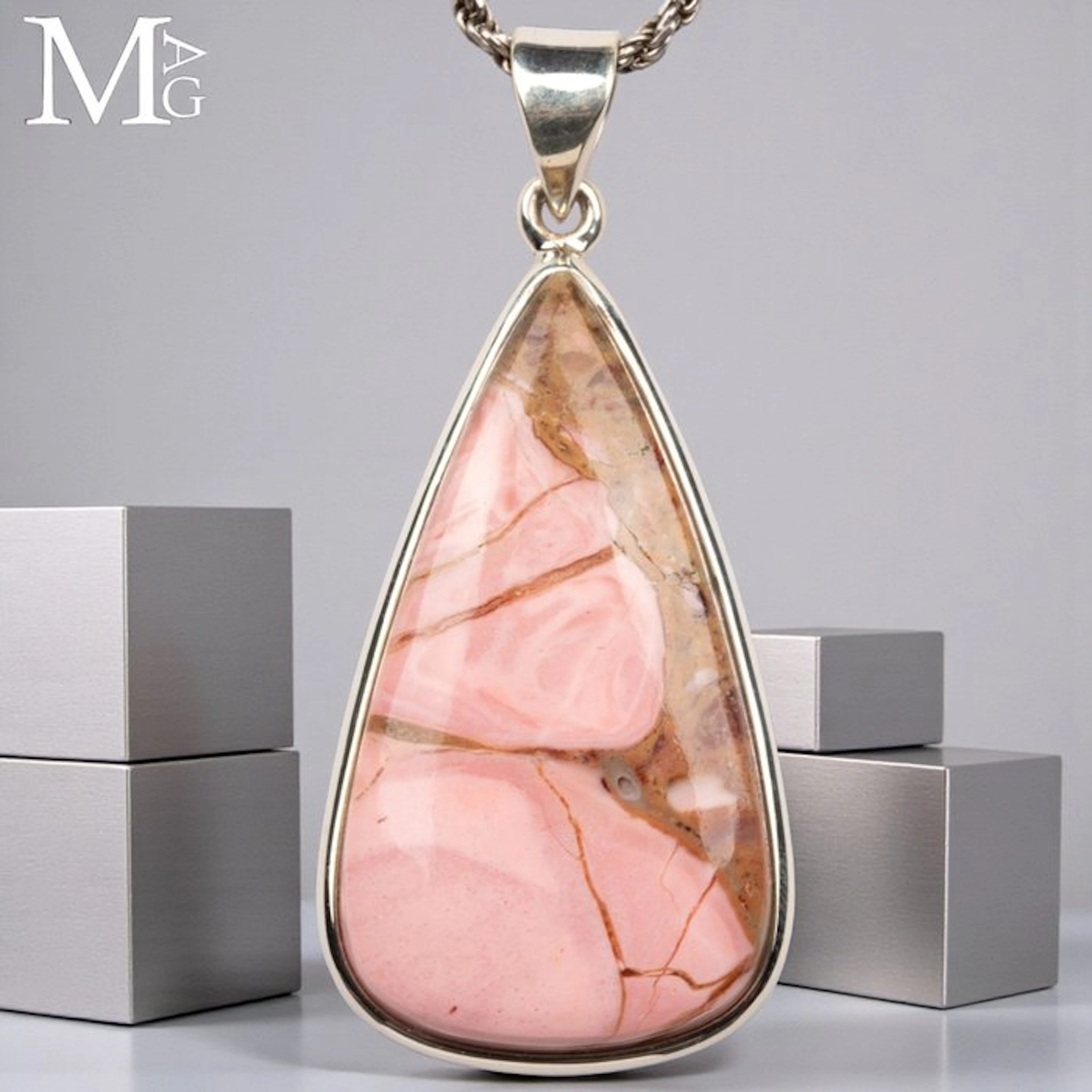 Australian Pink Mookaite of Cretaceous Origin - 925...