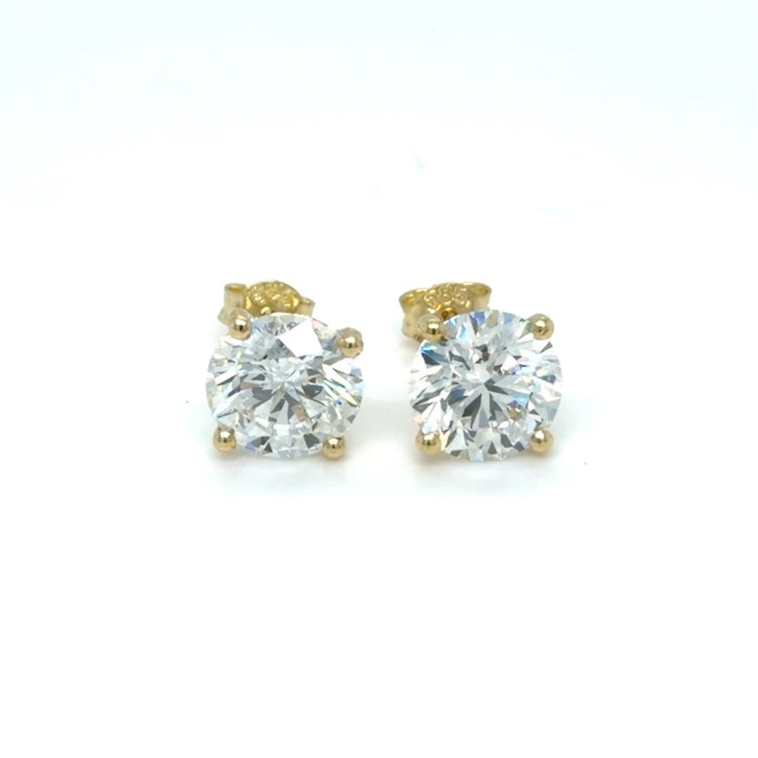 No reserve price - Earrings - 14 kt