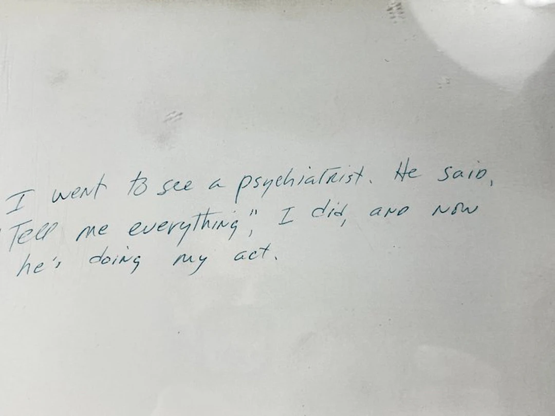 Richard Prince (1949) - I went to see a psychiatrist