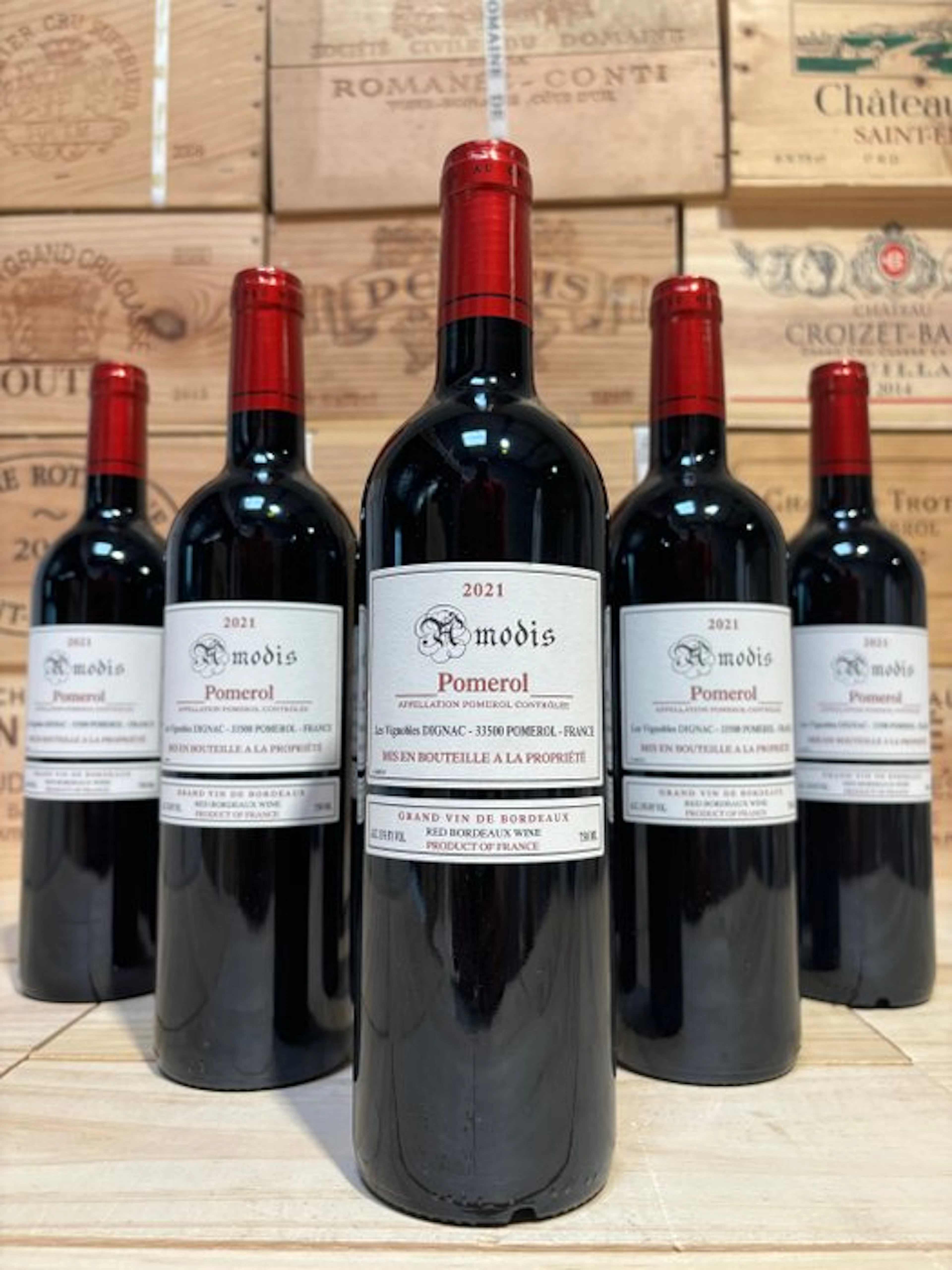 2021 Les Grands Sillons, Cuvée Amodis - Pomerol - 6 Bottles (0.75L)