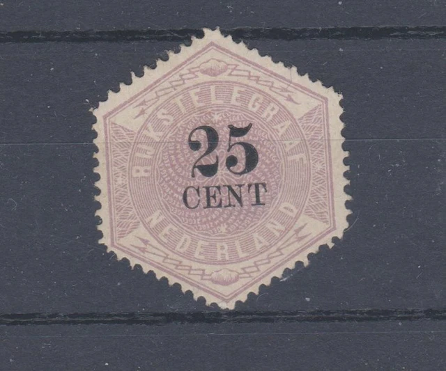 Netherlands 1877/1903 - 25-cent Telegram stamp with small...