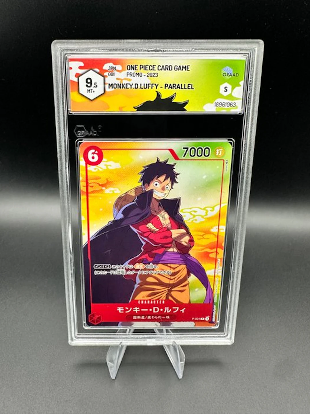 One Piece - 1 Graded card - Monkey D