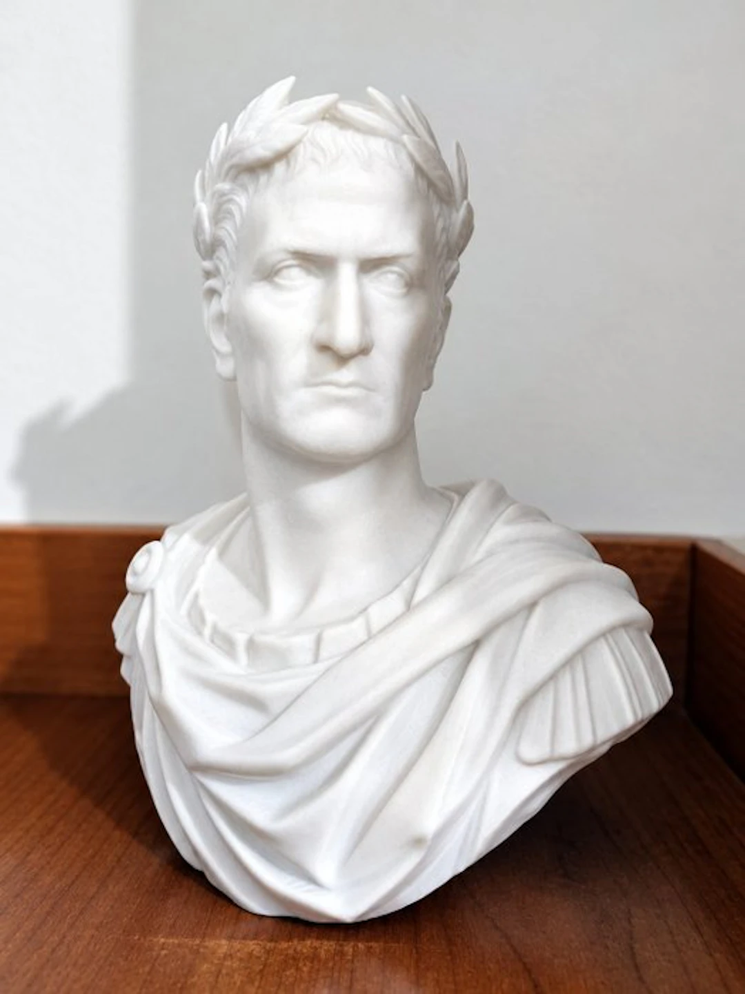 Bust, Busto, Giulio Gaio Cesare collezione storica Bianco - 200 mm - PETG