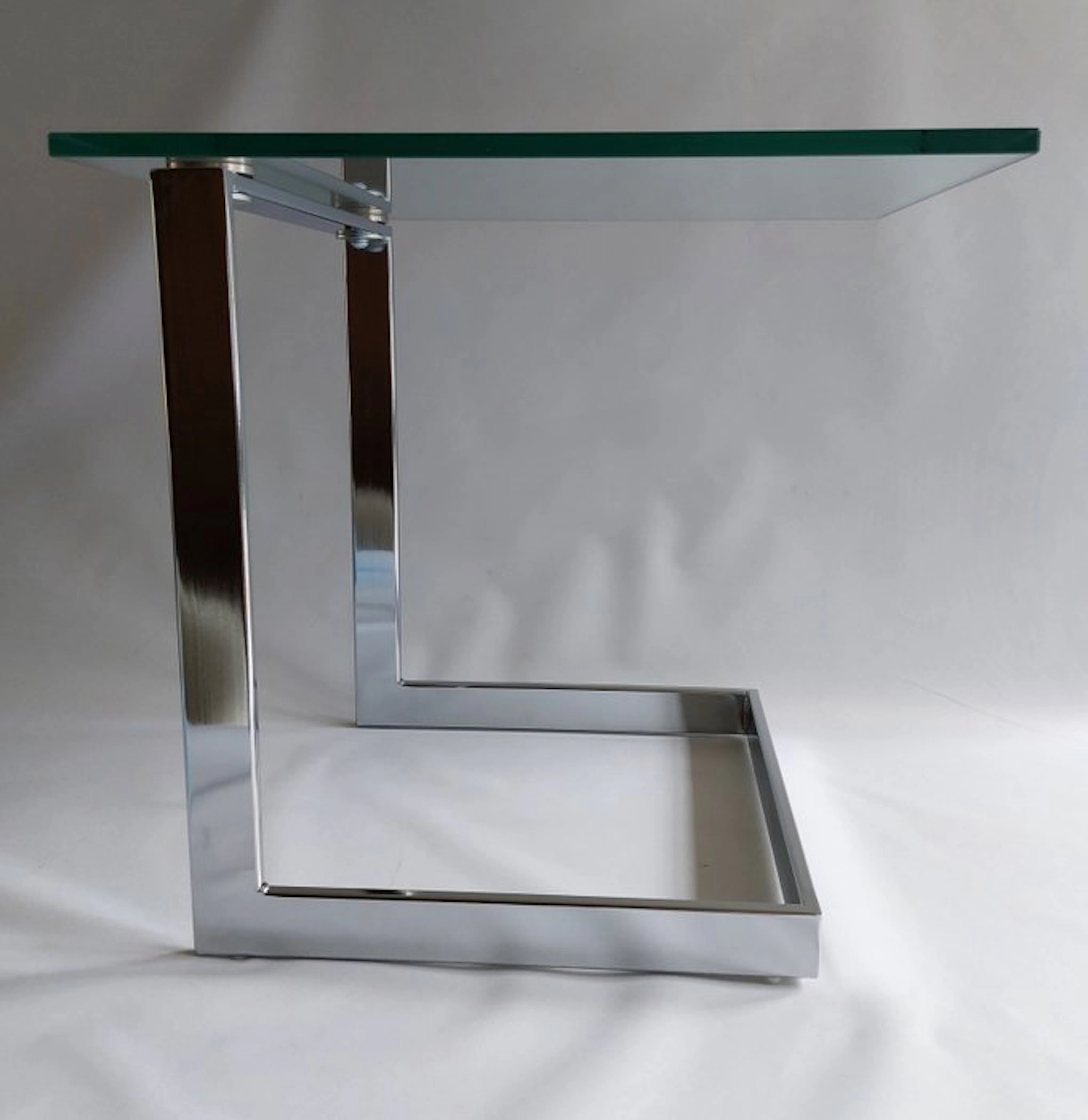 Gebra - Side table - Glass, Steel