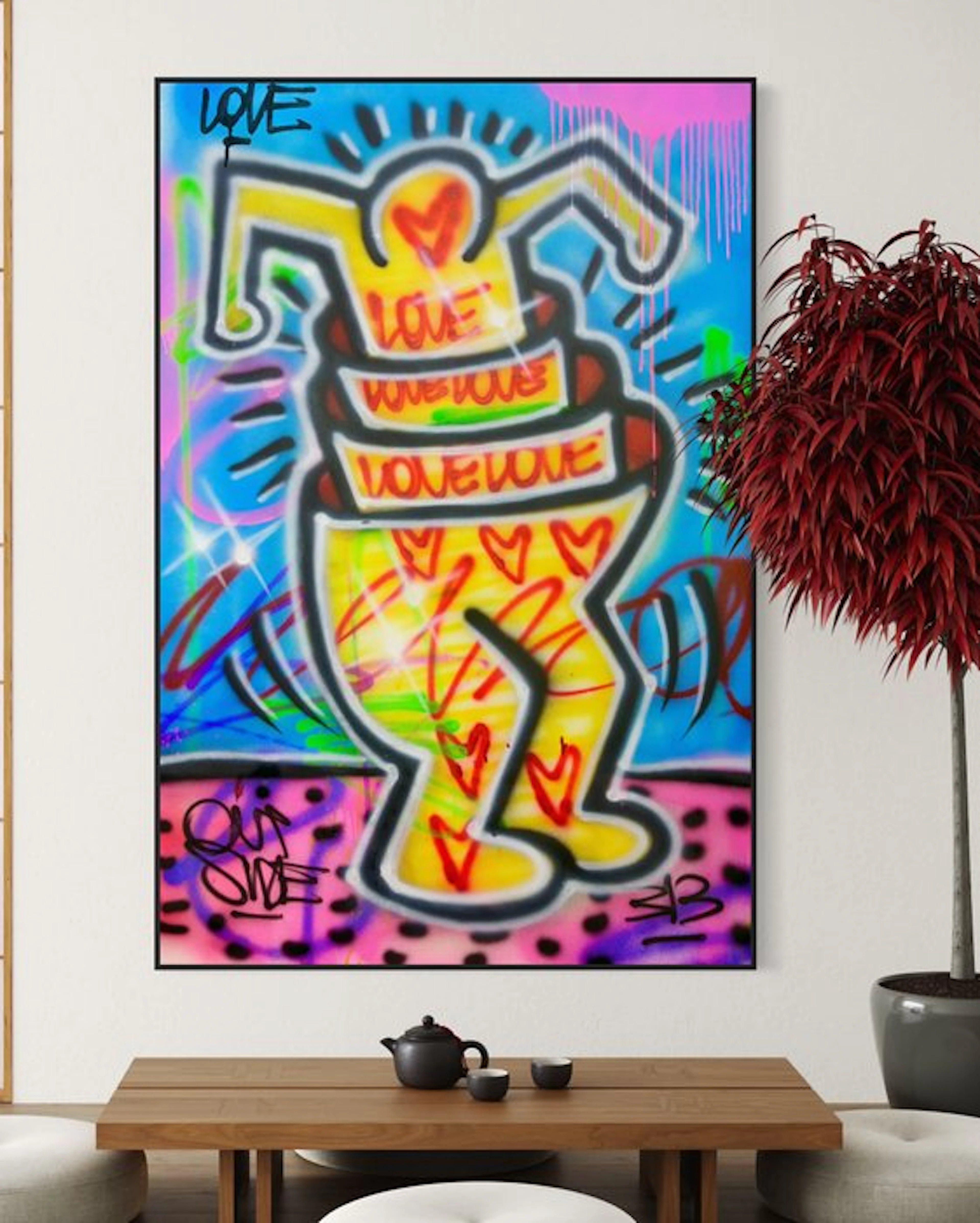 Outside313 - Keith Haring - Love colors