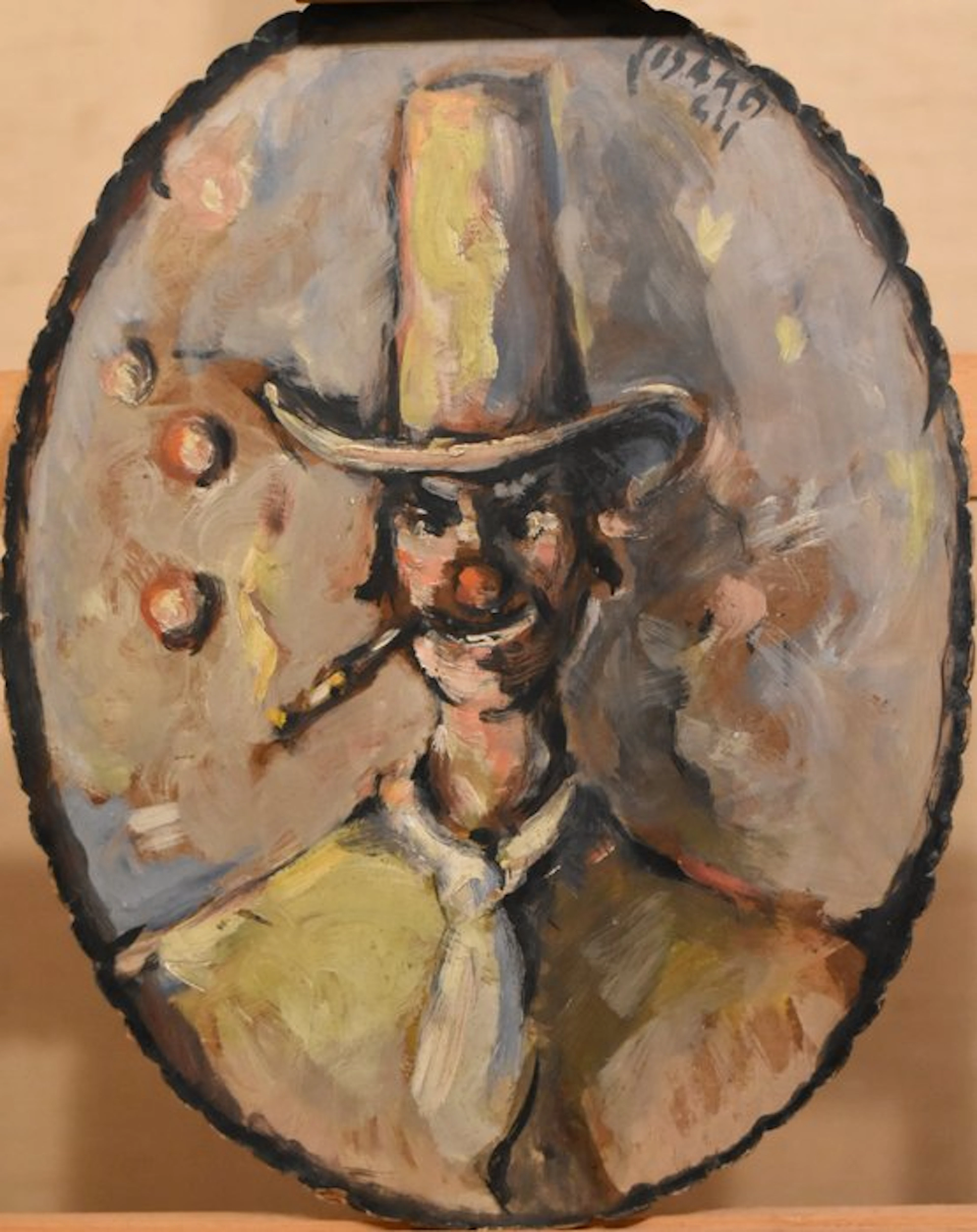Eduardo Pisano (1912/1986) - Clown - Expressionnisme Baroque
