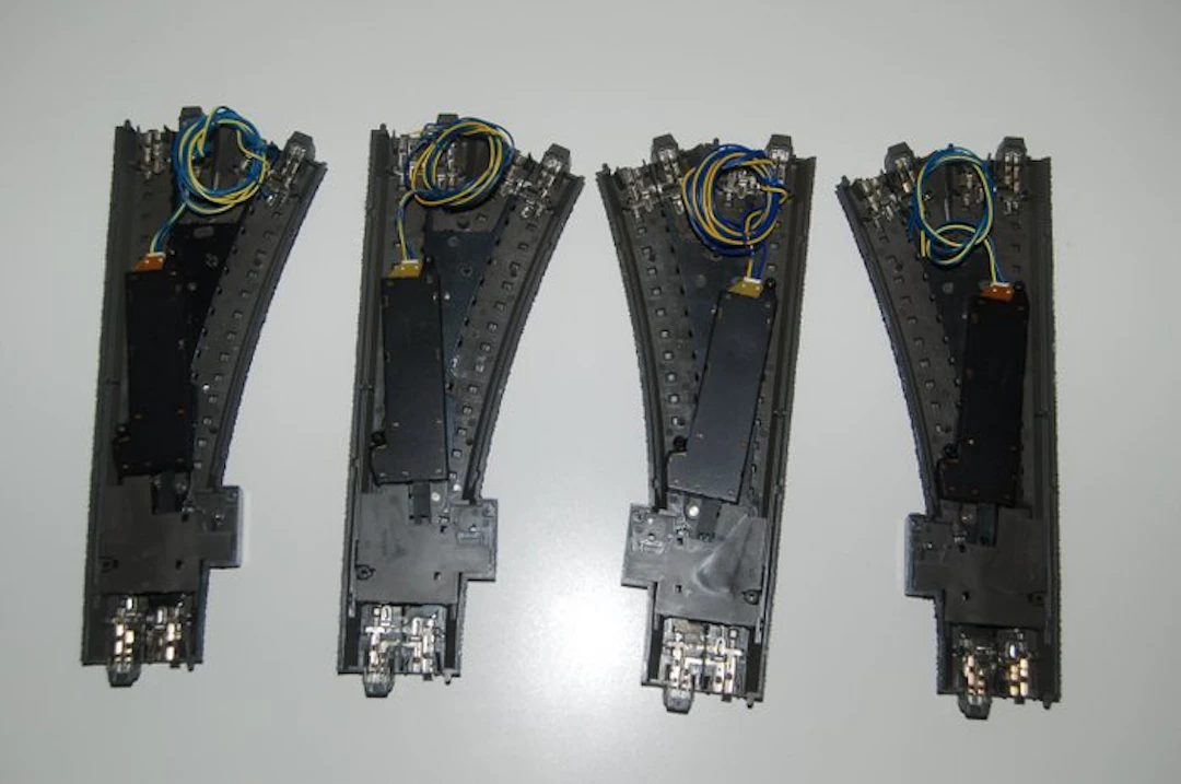 Märklin H0 - 24611/24612/74490 - Model train tracks (8)...