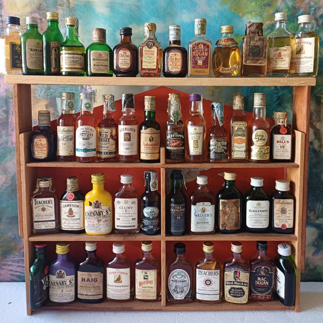 Various Scotch Whisky - American Bourbon - Irish Whiskey - Miniature - b